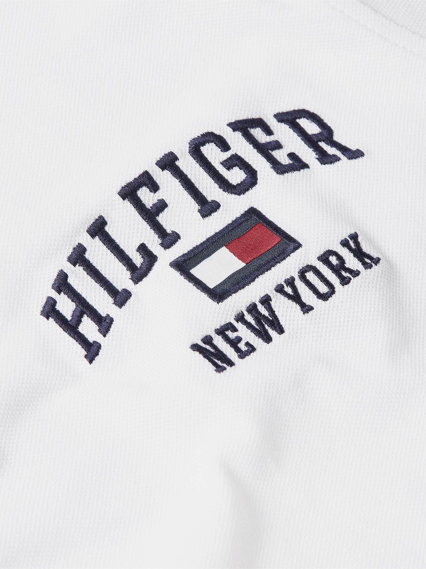 Polo Varsity Logo Slim Fit Blanco Tommy Hilfiger-3