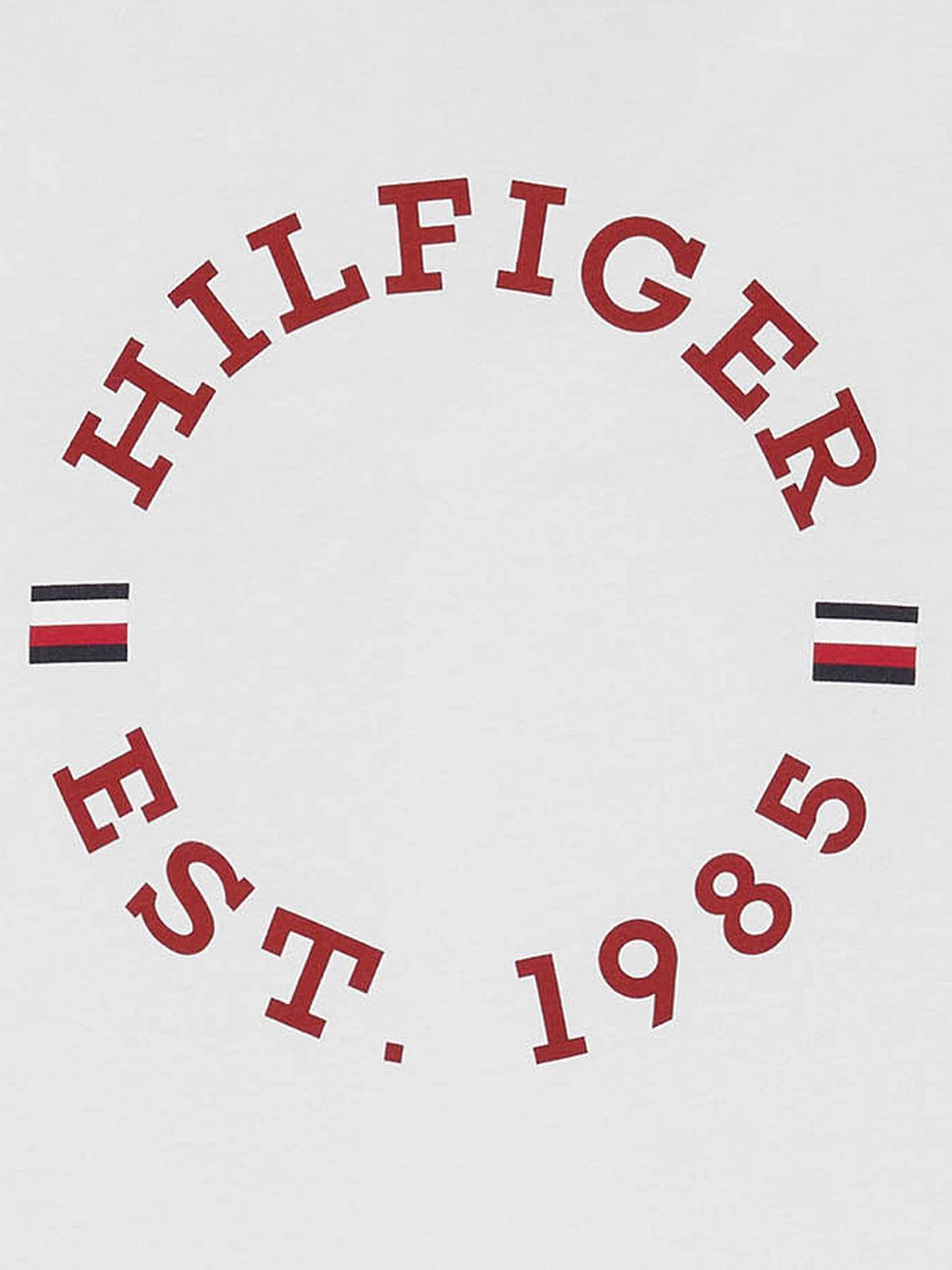 Polera De Niño Con Logo Monotipo Blanco Tommy Hilfiger-2