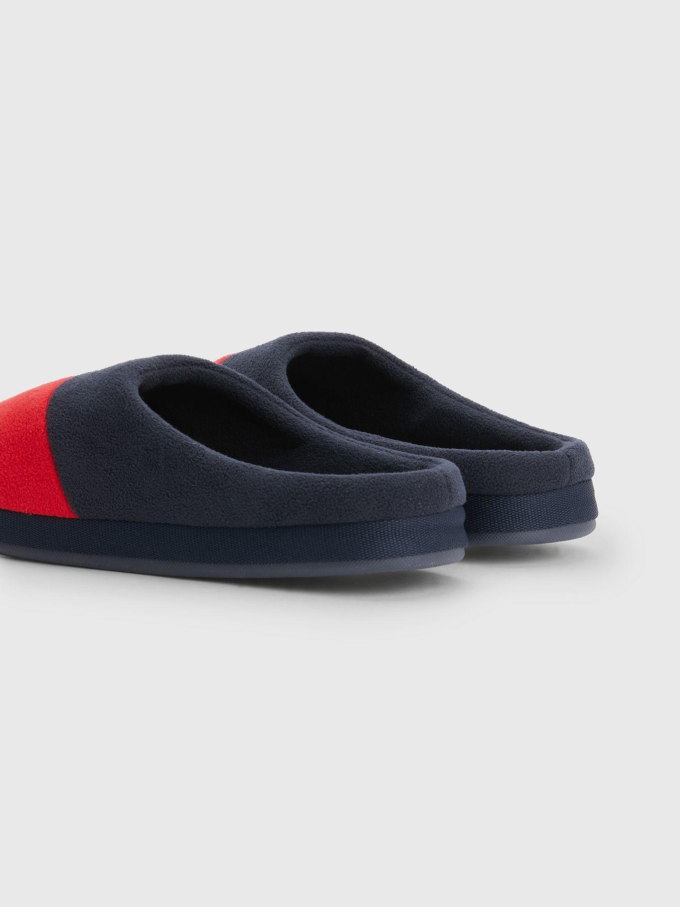 Pantuflas Con Logo Color Block Azul Tommy Hilfiger-1