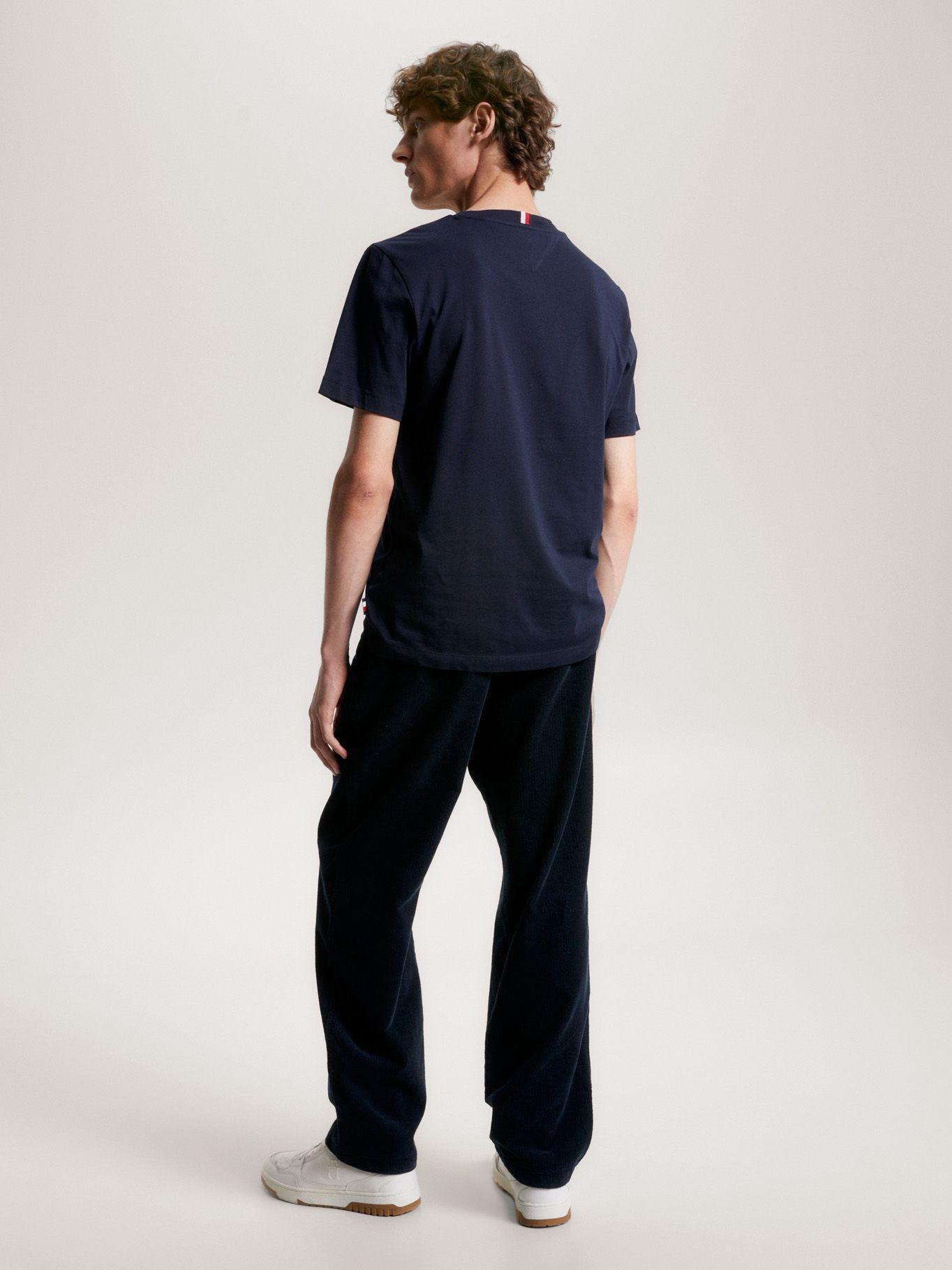 Polera Modern Graphic Logo Azul Tommy Hilfiger-2