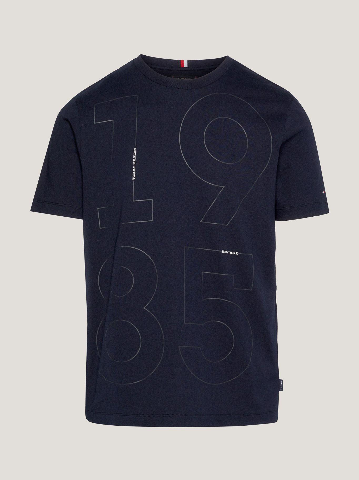 Polera Modern Graphic Logo Azul Tommy Hilfiger-4