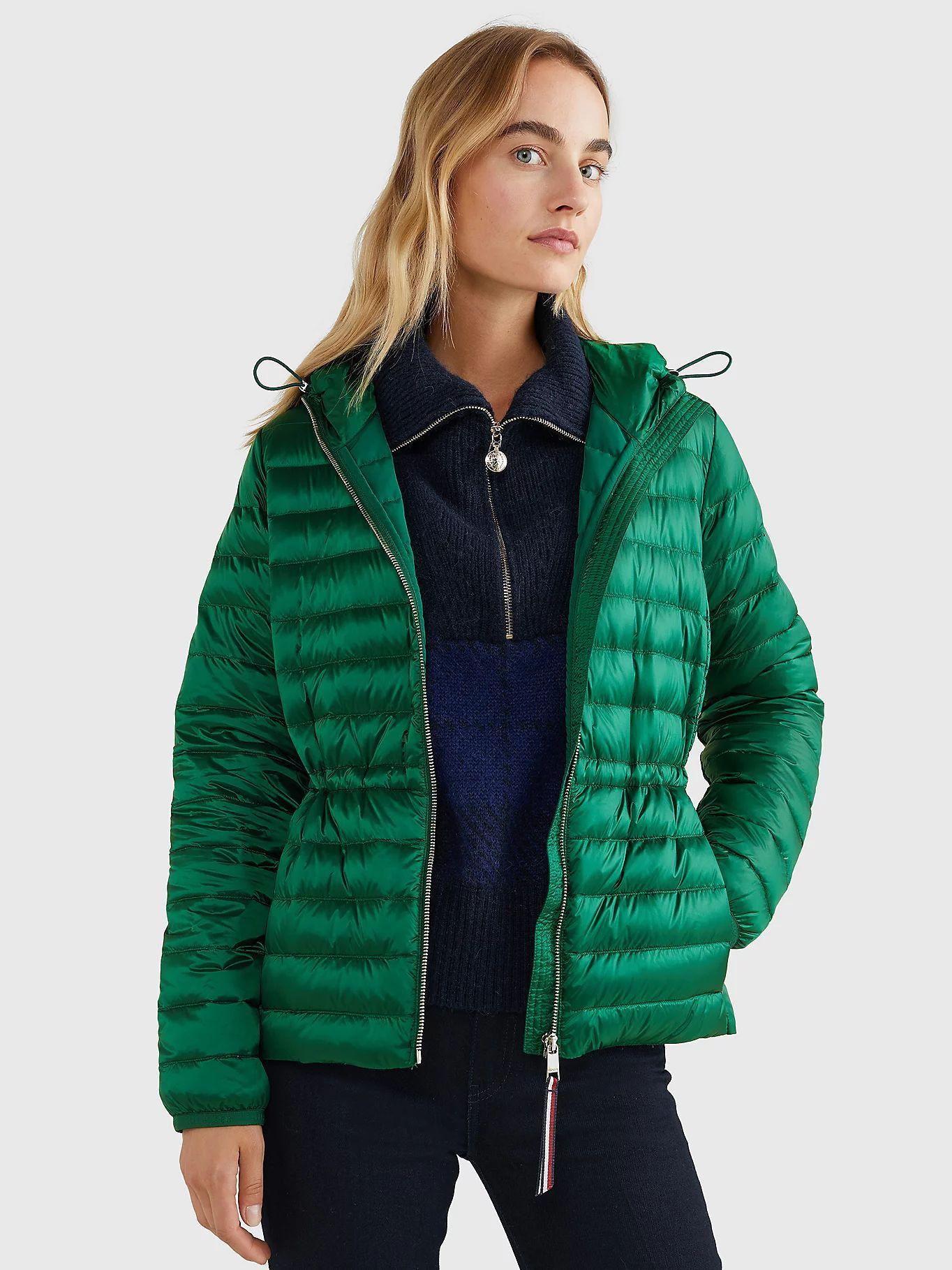 Parka Impermeable Liviana Verde Tommy Hilfiger-0