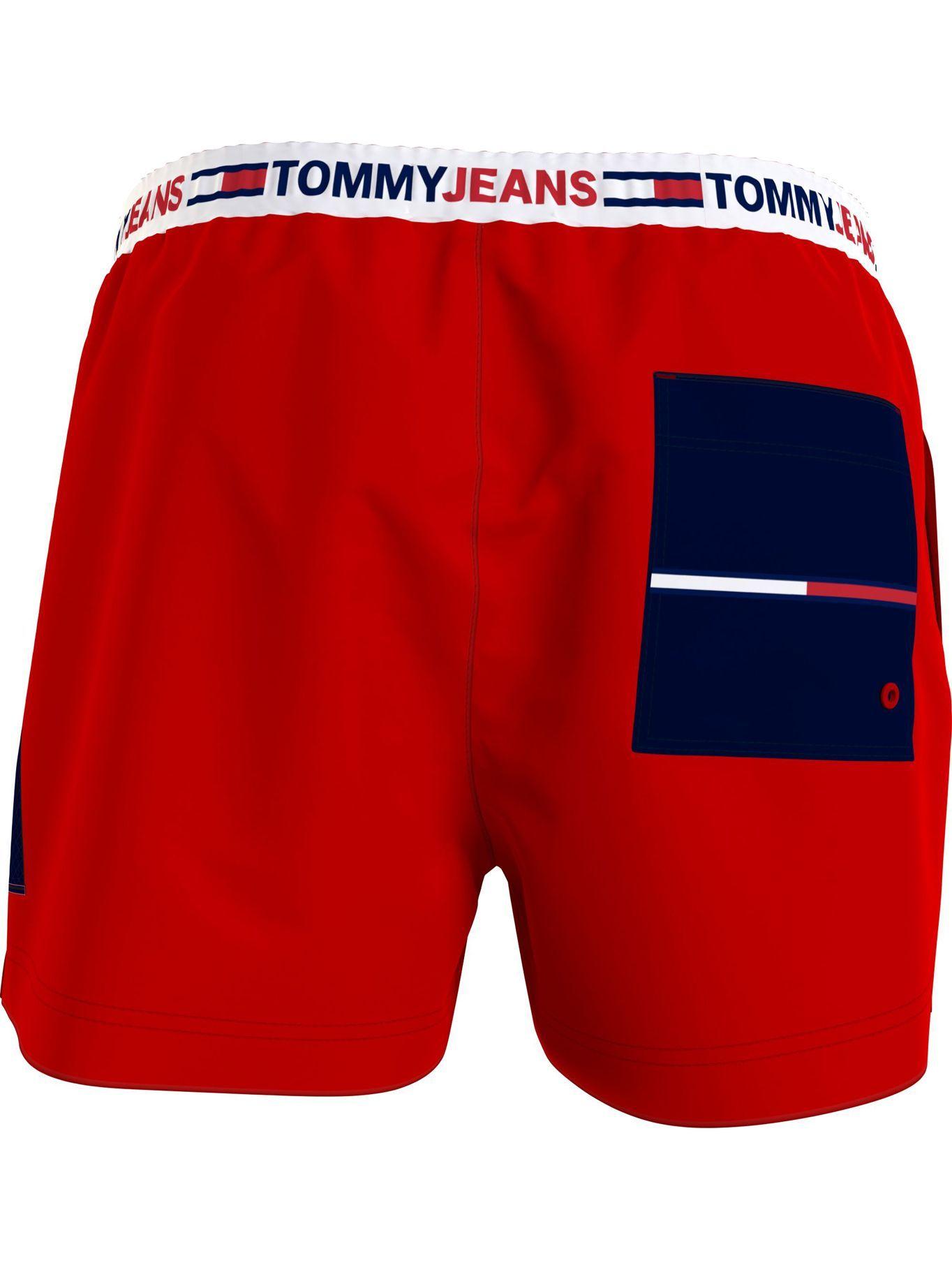 Traje De Baño Waistband Logo Rojo Tommy Jeans JN2-1