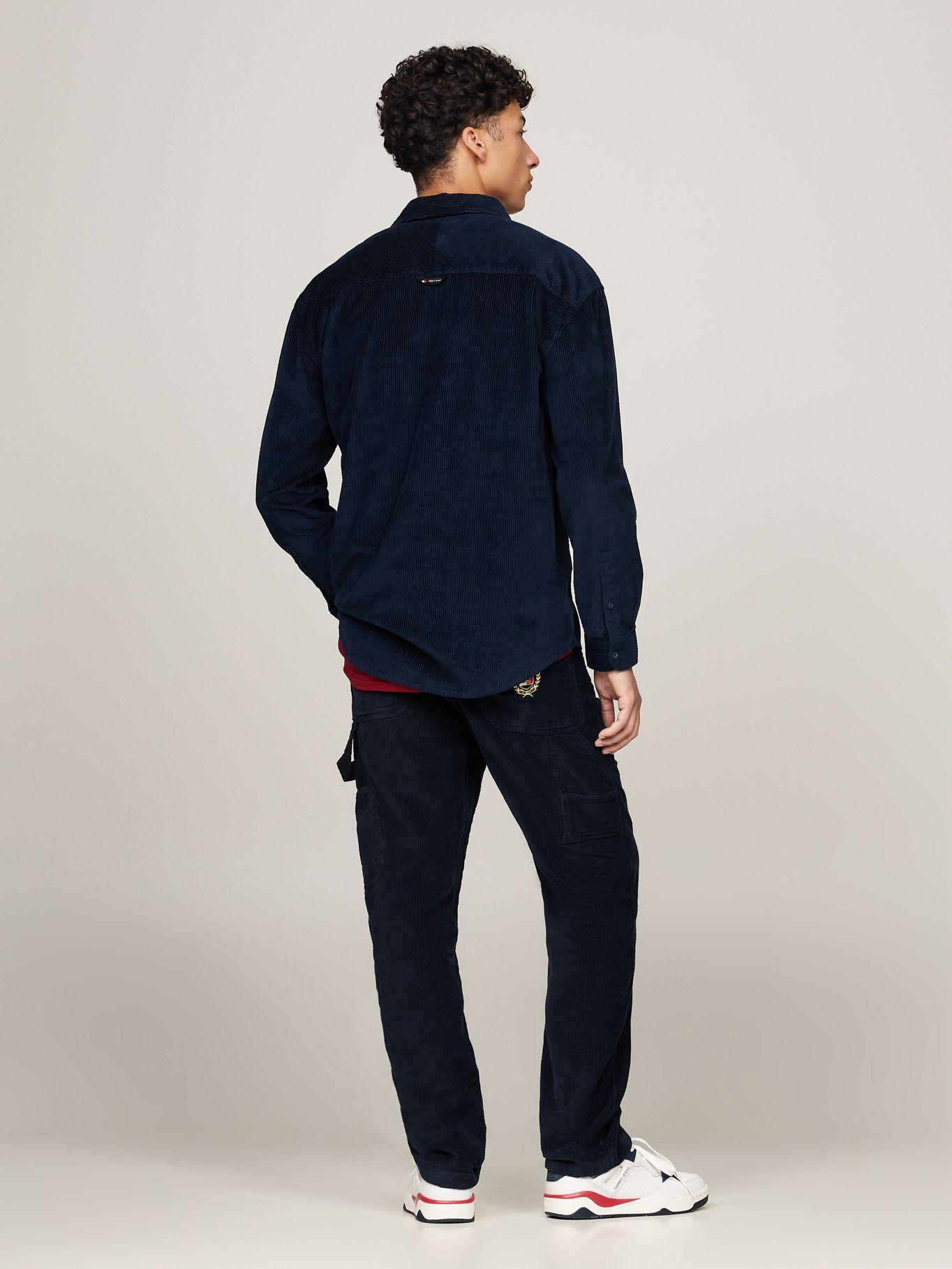 Camisa Corderoy Relaxed Fit Azul Tommy Hilfiger-2