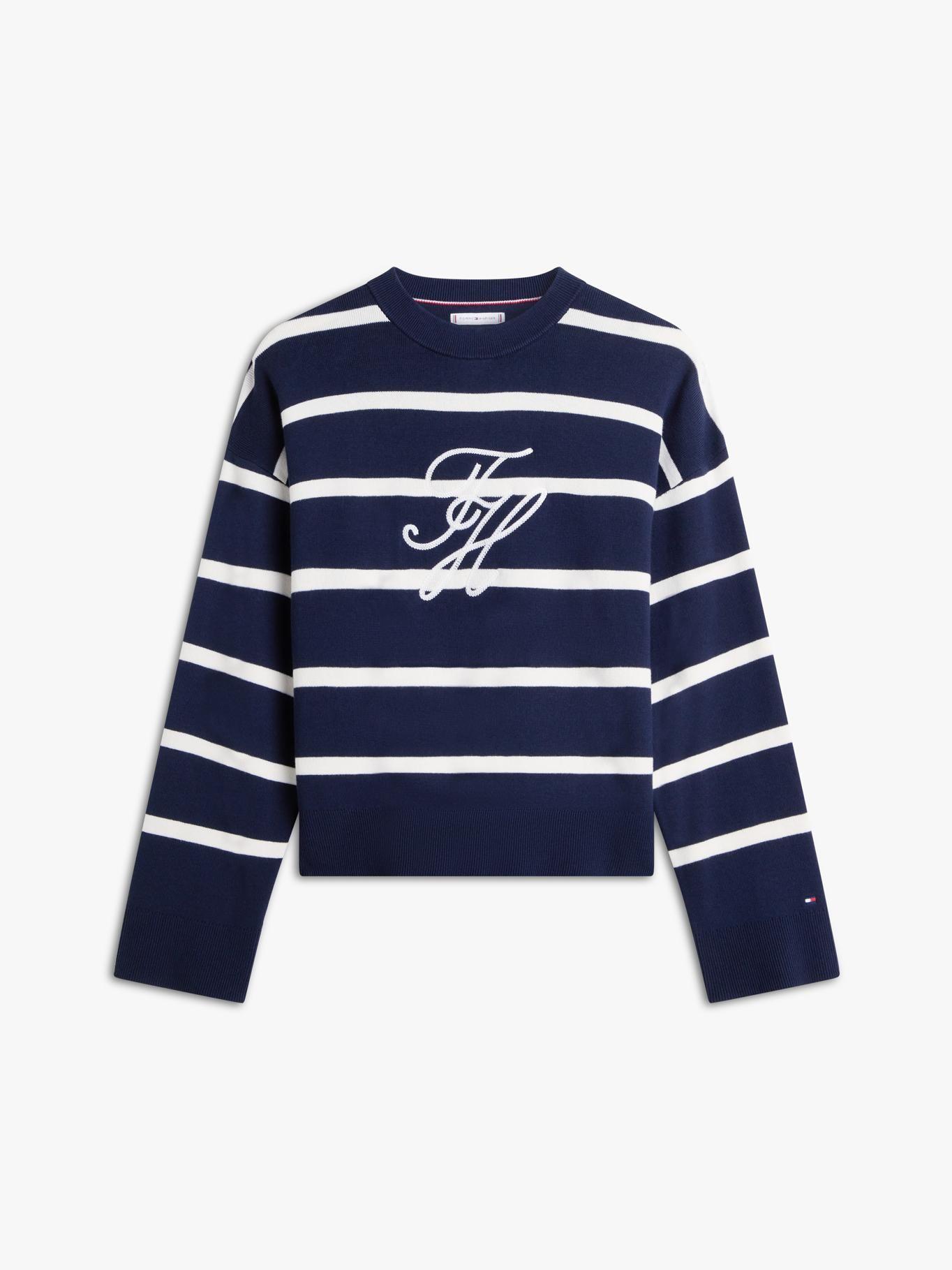 Sweater De Punto Con Logo Bordado-4