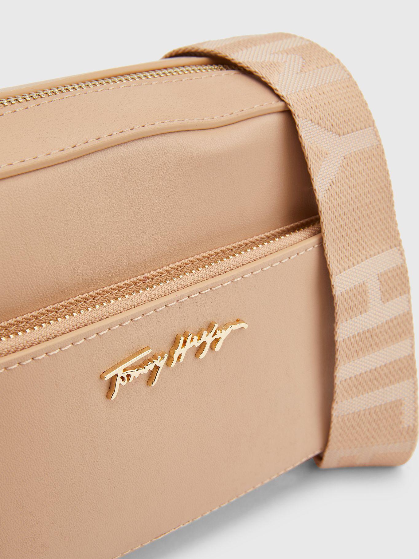 Cartera Bandolera Iconic Signature Rosado Tommy Hilfiger-2