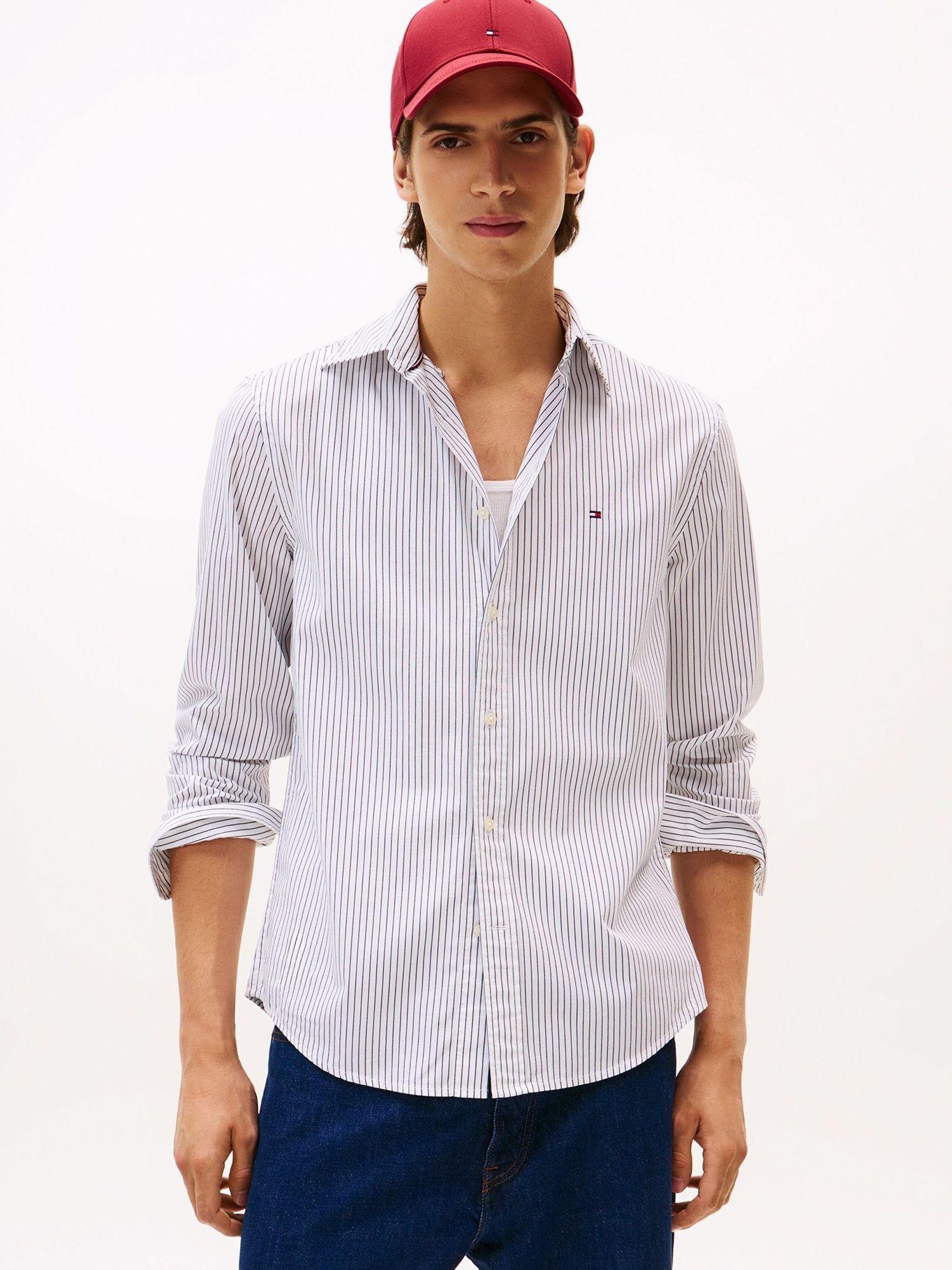 Camisa Core De Popelín Regular F Blanco Tommy Hilfiger-0