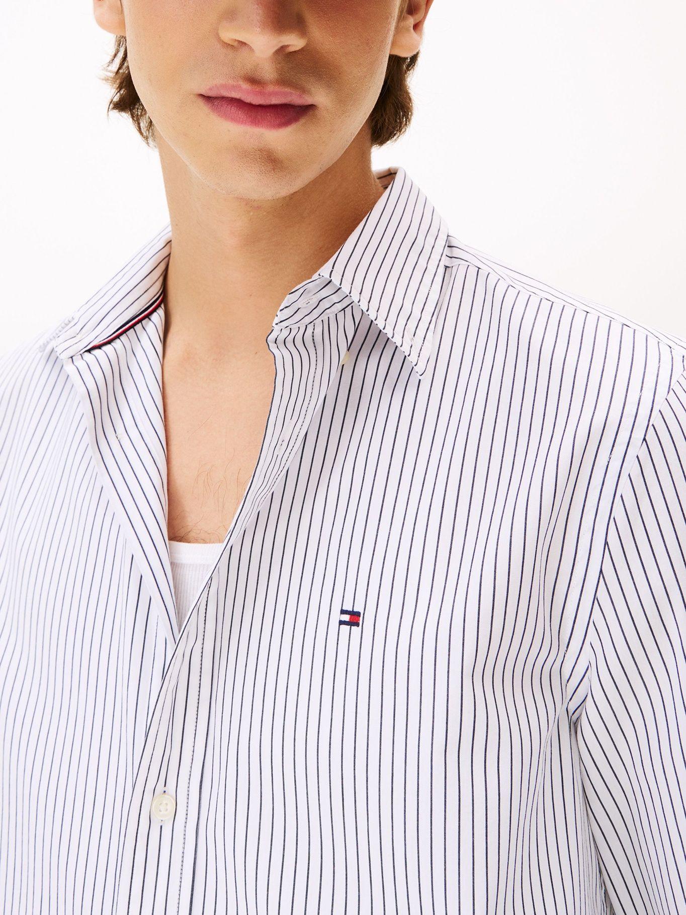 Camisa Core De Popelín Regular F Blanco Tommy Hilfiger-3