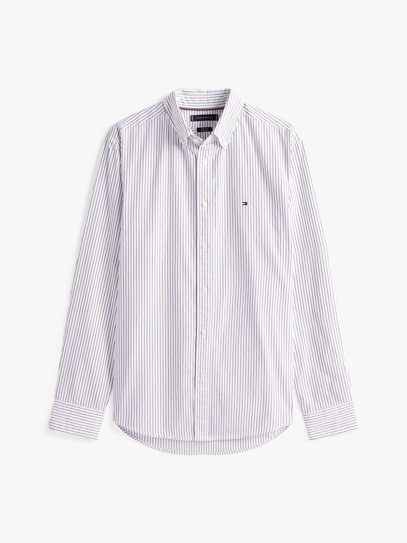 Camisa Core De Popelín Regular F Blanco Tommy Hilfiger-4