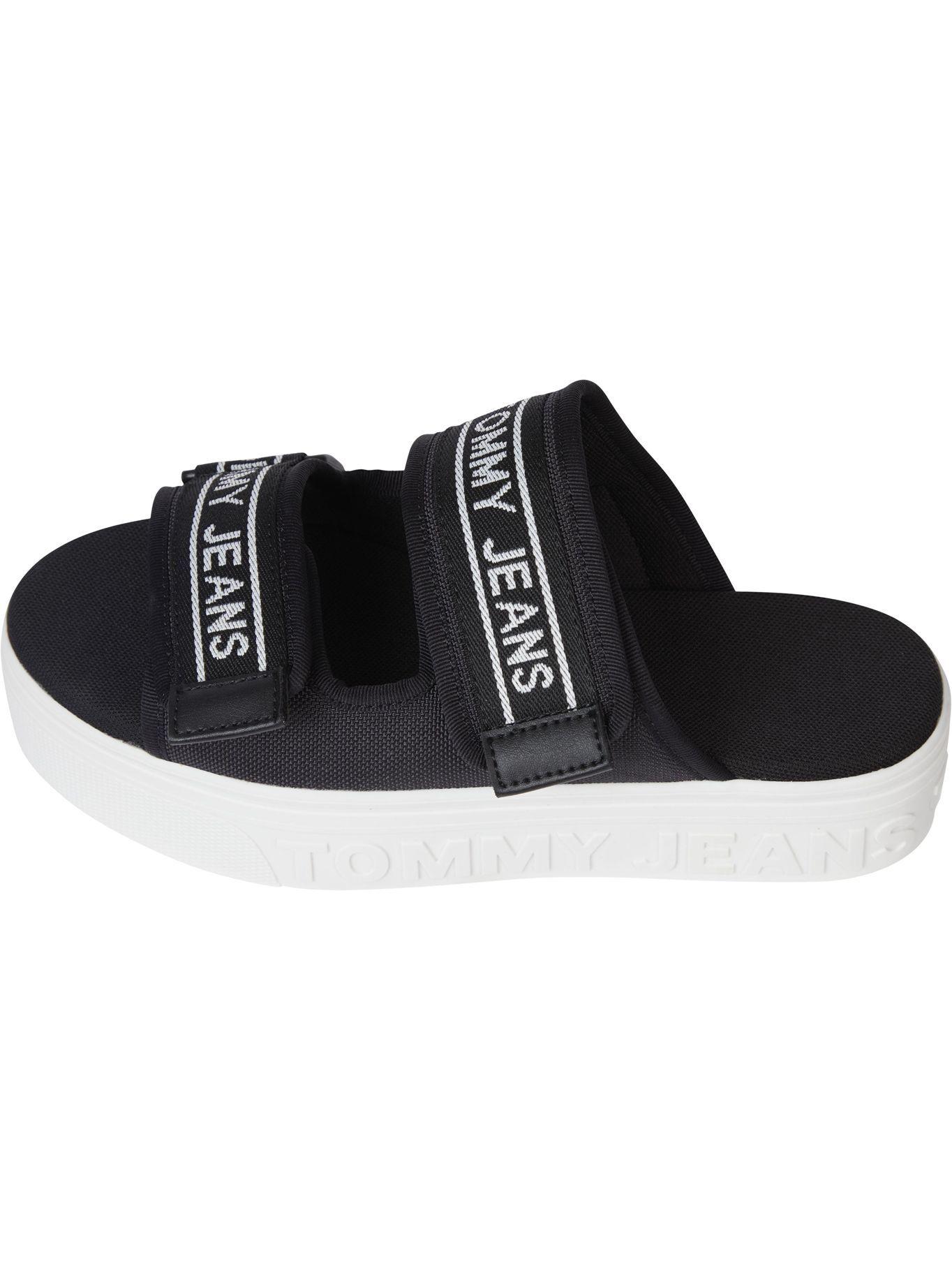 Sandalias Plataforma Con Logo Negro Tommy Jeans-0