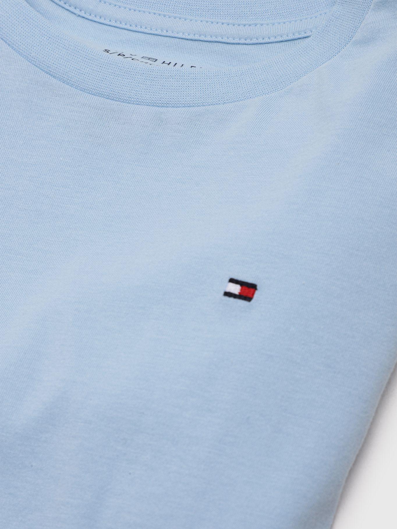 Polera Essential C.Neck Celeste Tommy Hilfiger-2