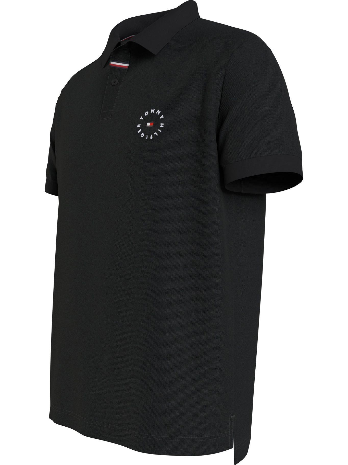 Polo Roundall Corp Logo Negro Tommy Hilfiger-2