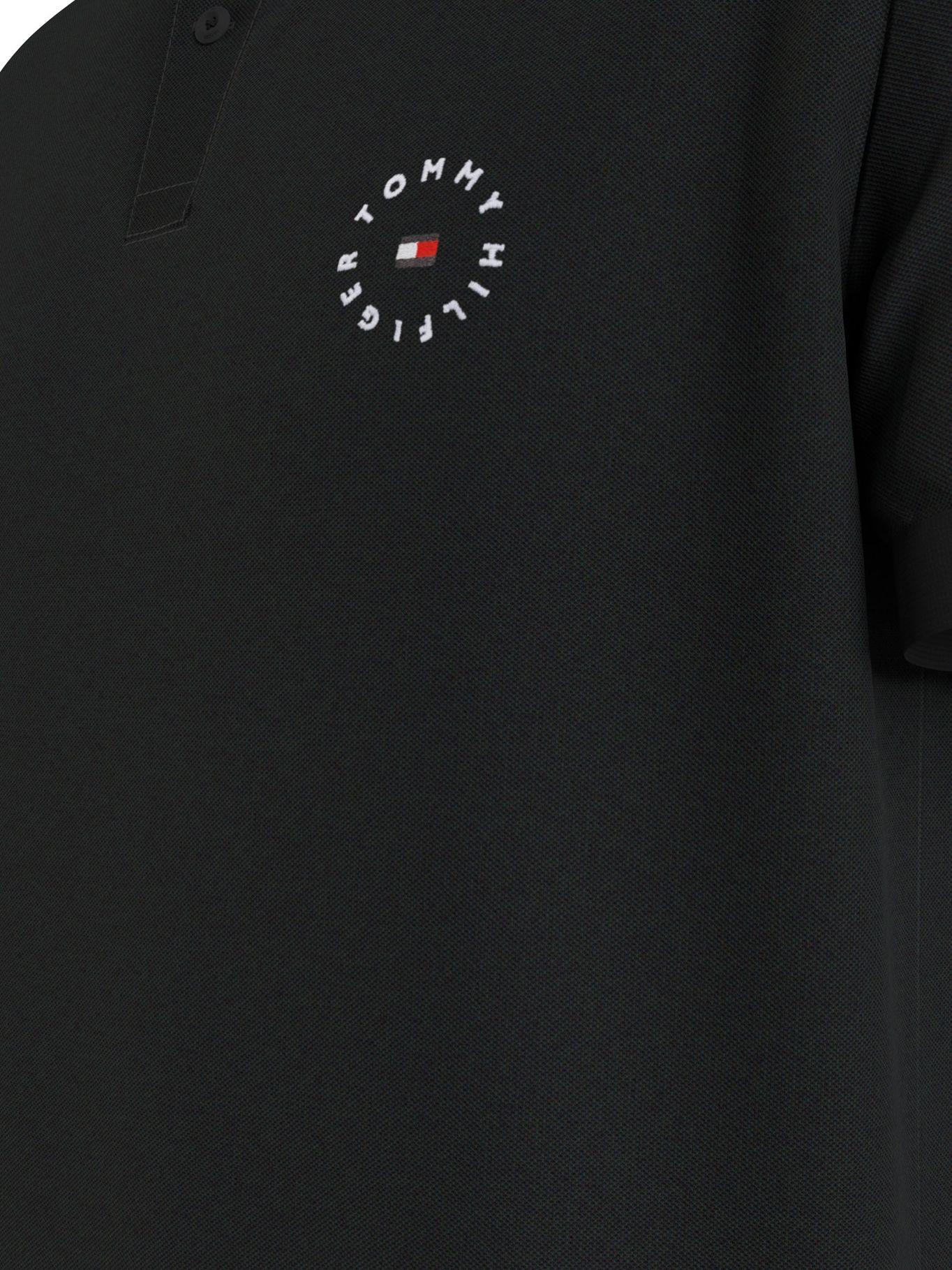 Polo Roundall Corp Logo Negro Tommy Hilfiger-4