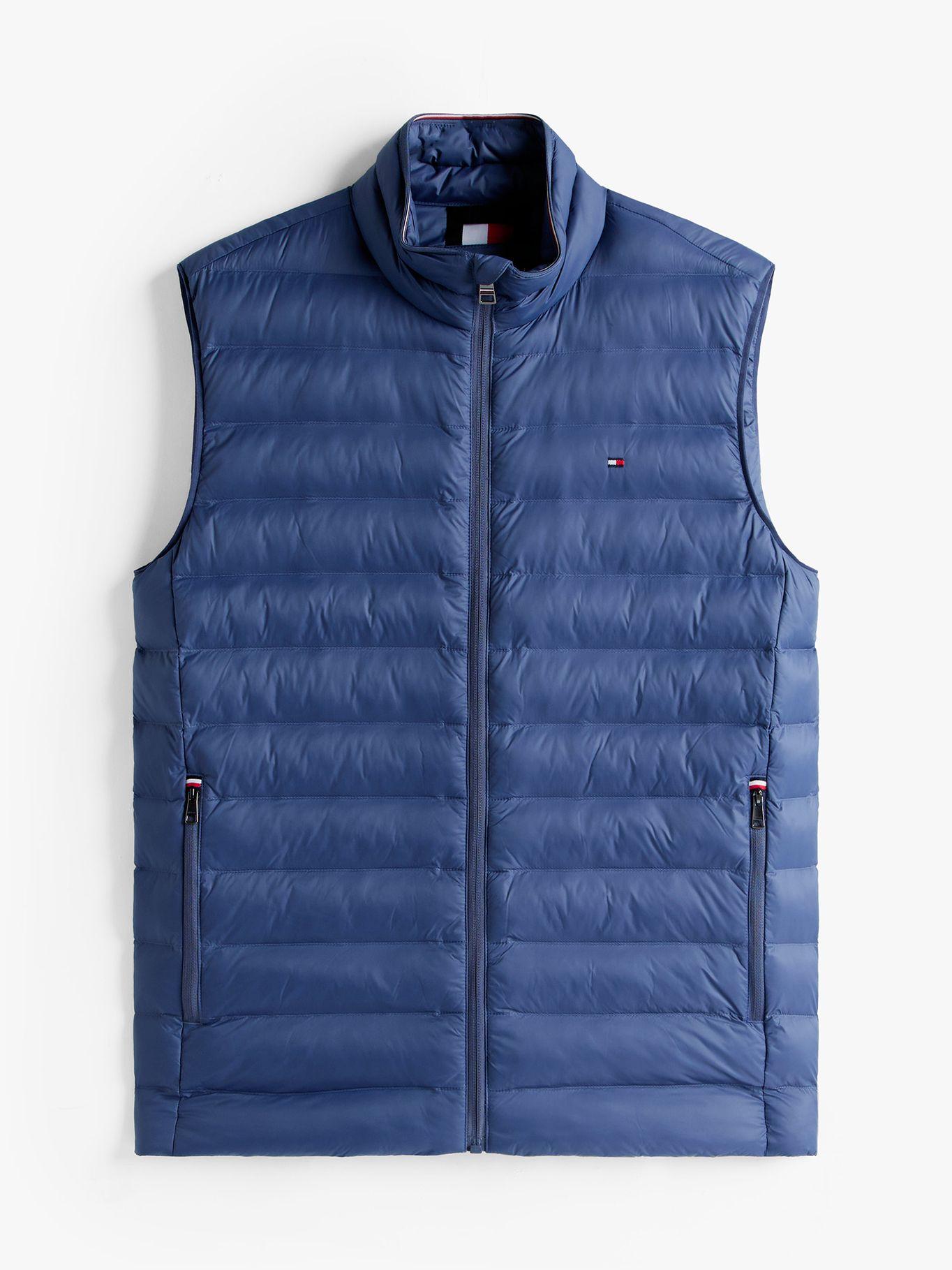 Parka Vest Plegable Repele Al Agua Azul Tommy Hilfiger-4