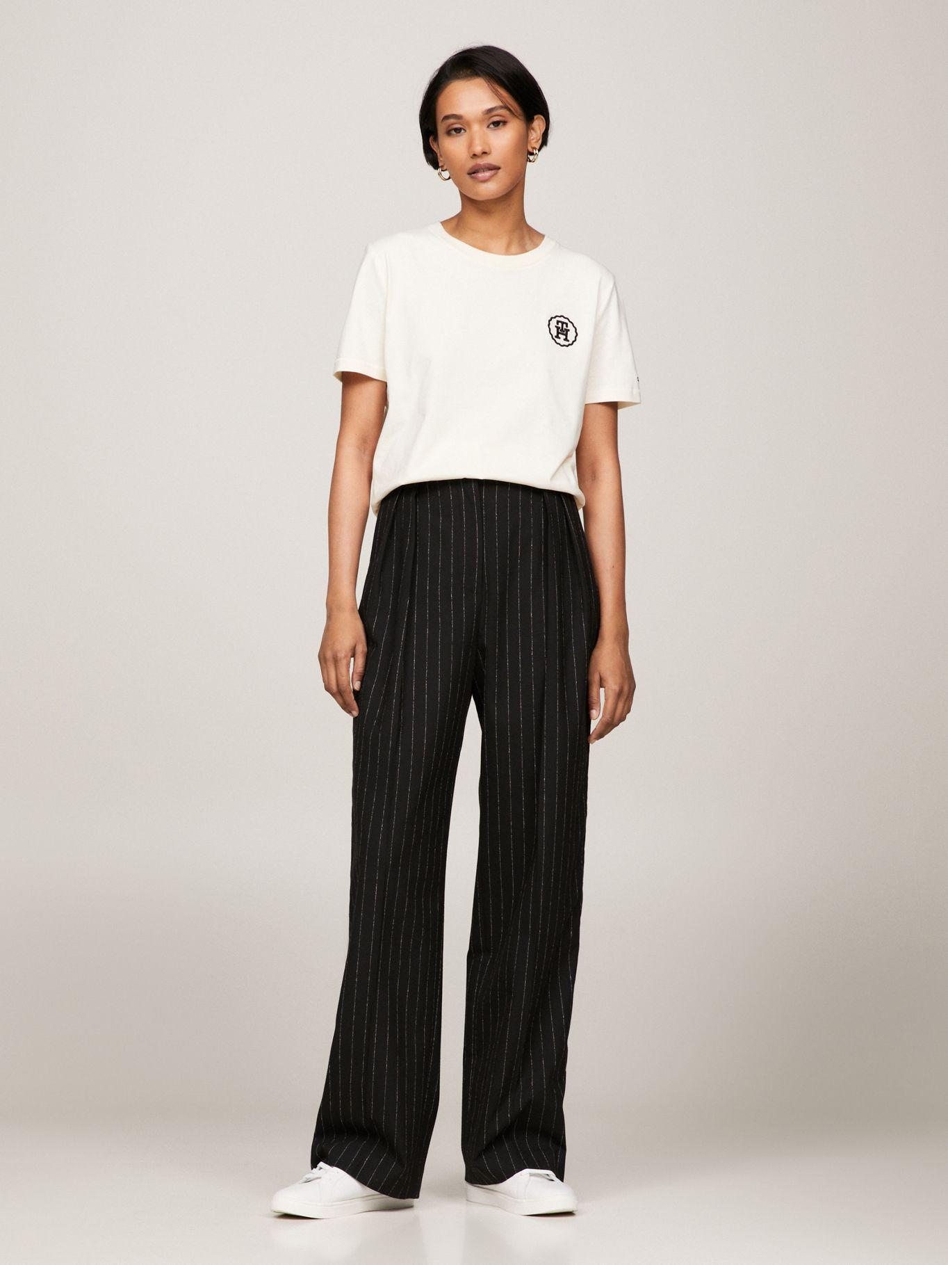 POLERA MODERN TONAL LOGO BLANCO AEF TOMMY HILFIGER-1