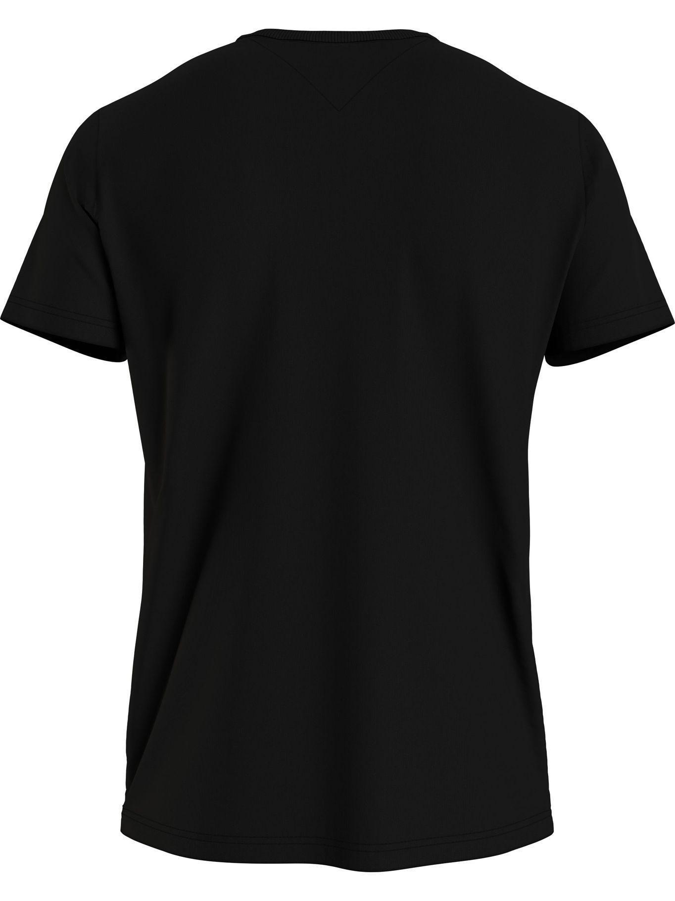 Polera Essential Graphic Negro Tommy Jeans F2-1