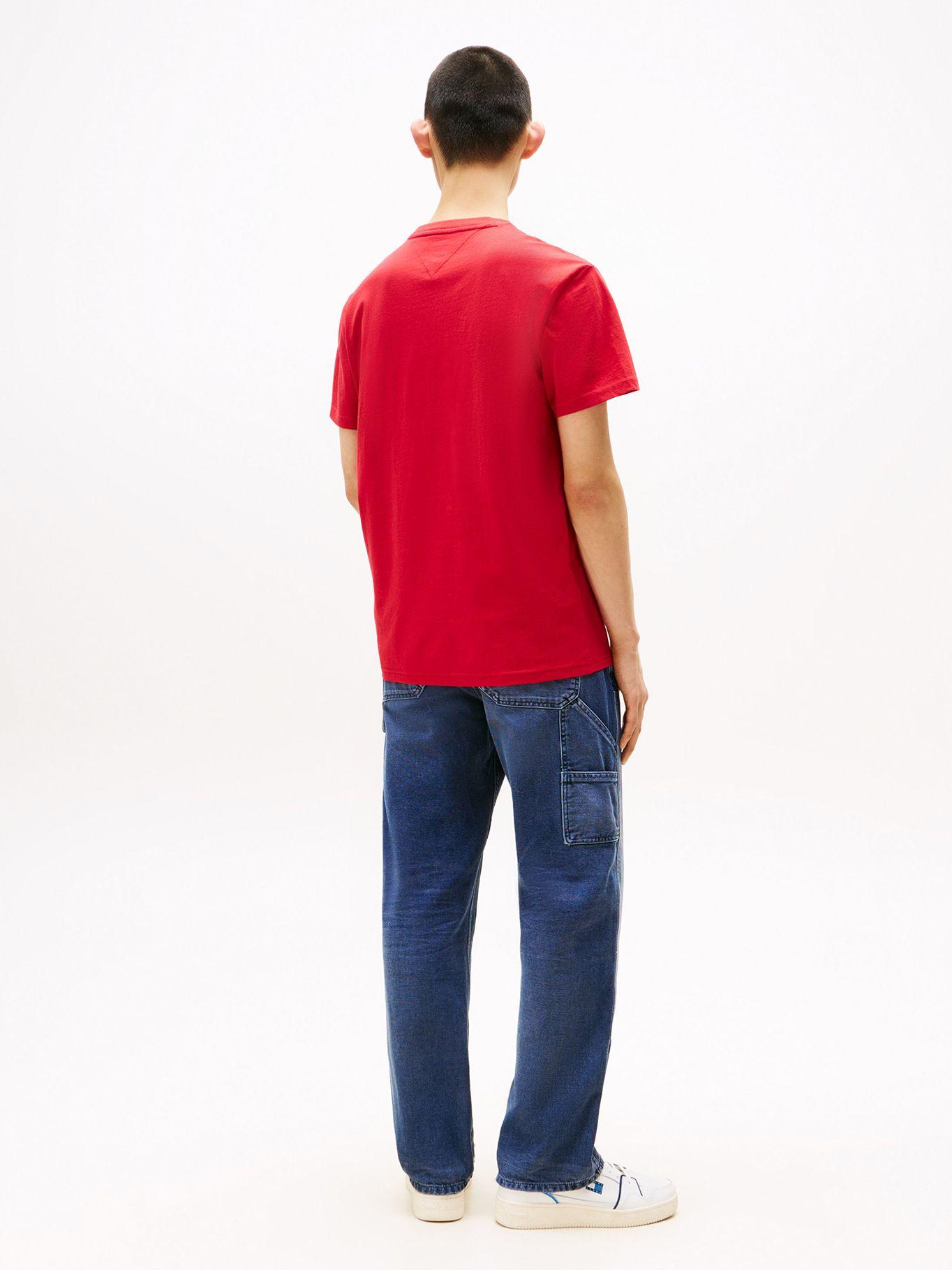 Polera Usa Circle Graphic Logo Rojo XLE Tommy Jeans-2