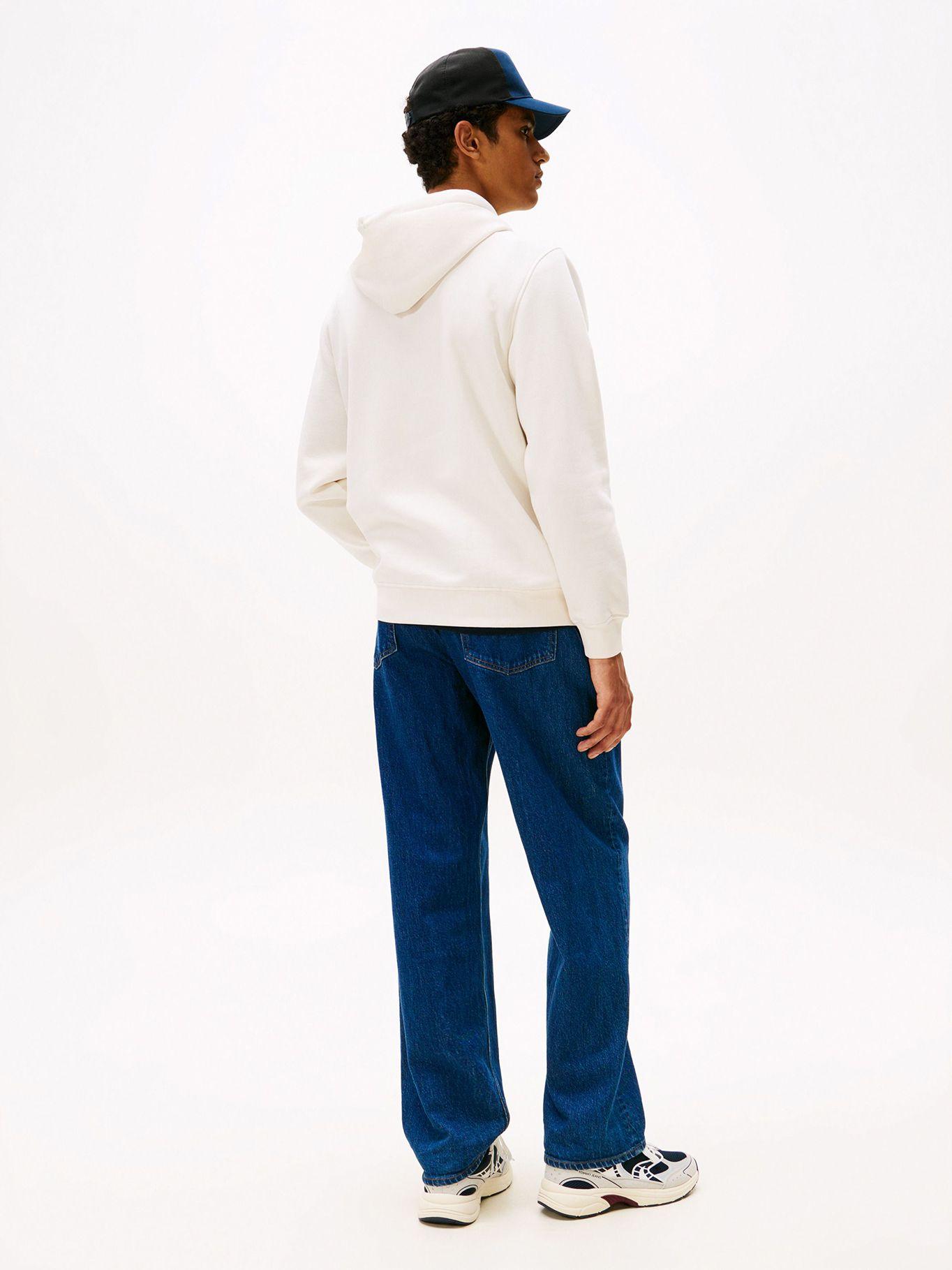 Polerón Hoodie Essential Con Logo Blanco Tommy Jeans-2