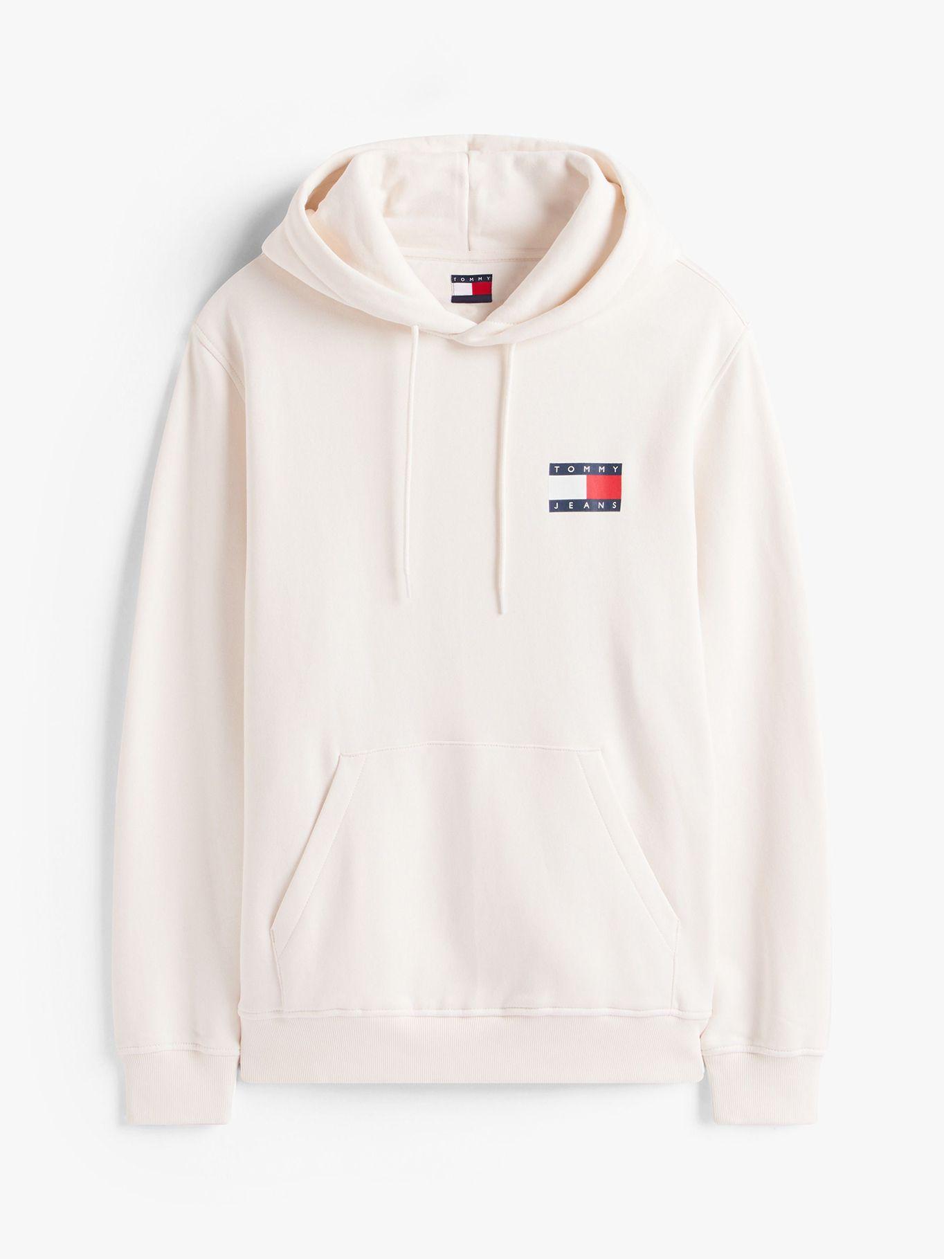 Polerón Hoodie Essential Con Logo Blanco Tommy Jeans-4