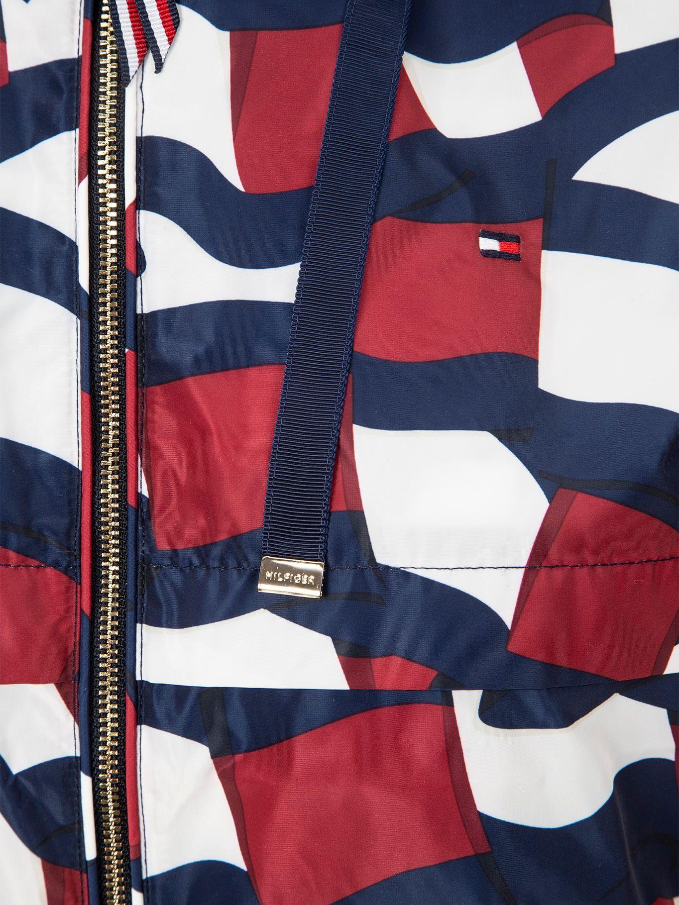 Chaqueta Poly Print Rojo Tommy Hilfiger A2-2