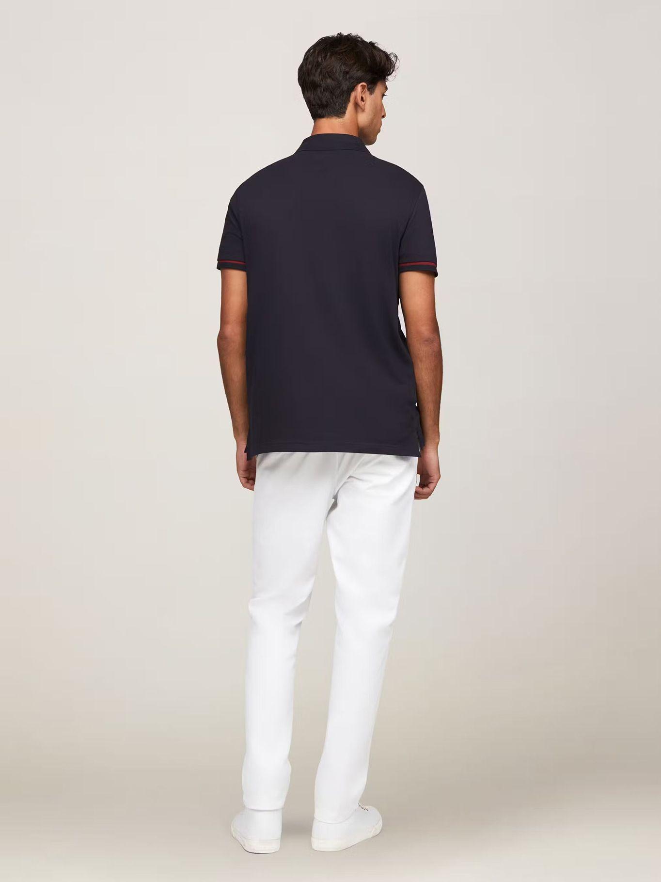 Polo Under Placket Regular-Fit Azul Tommy Hilfiger-2