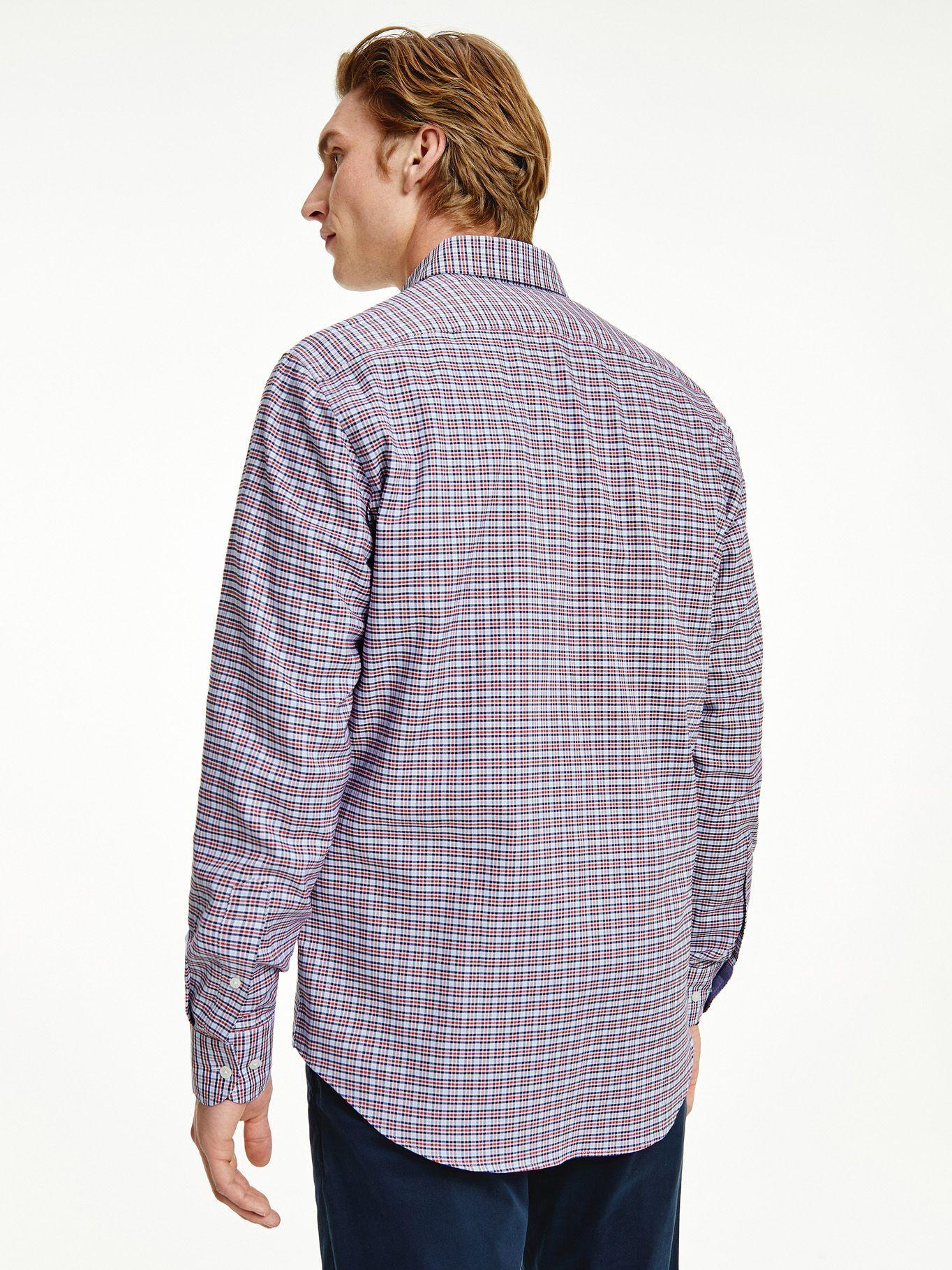 Camisa A Cuadros Rojo Tommy Hilfiger E2-1