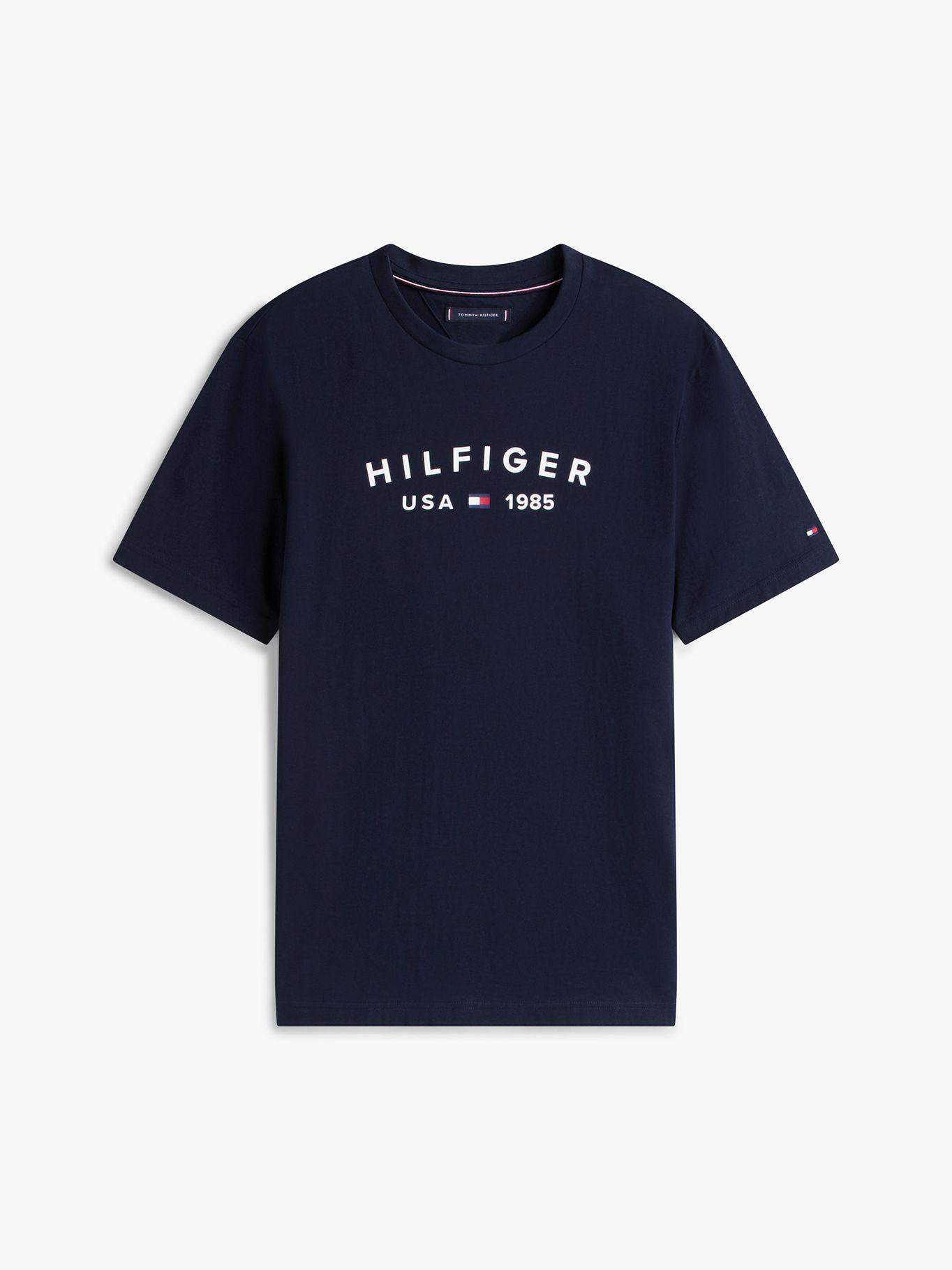 Polera Con Logo Estampado Azul DW5 Tommy Hilfiger-4