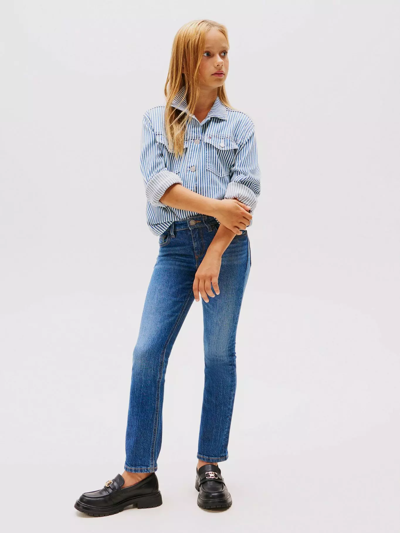 Jeans Acampanados Azul Tommy Hilfiger-0
