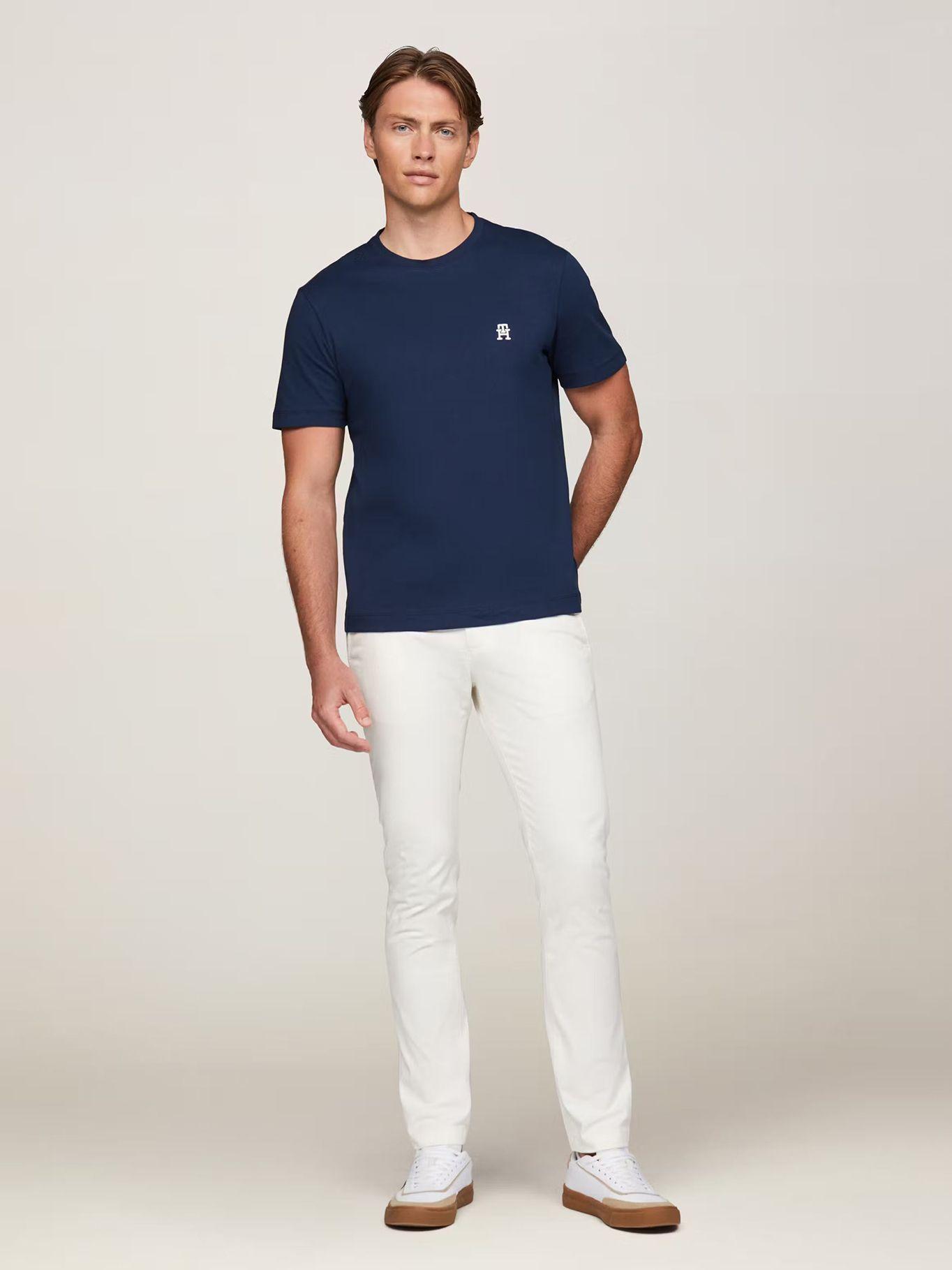 Polera Logo Monogram Azul DAF Tommy Hilfiger-1