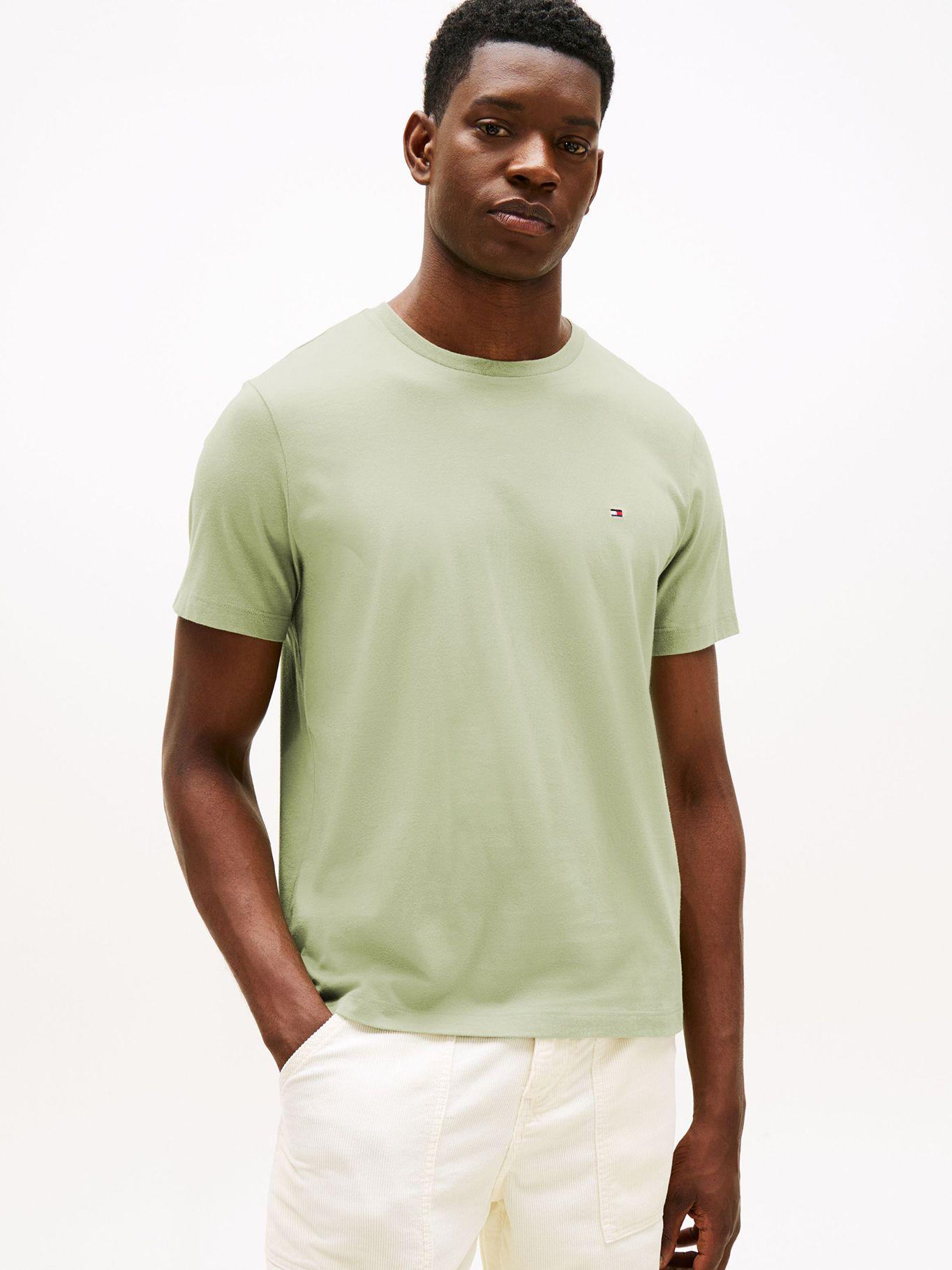 Polera Essential C-Neck Regular F Verde Tommy Hilfiger-0