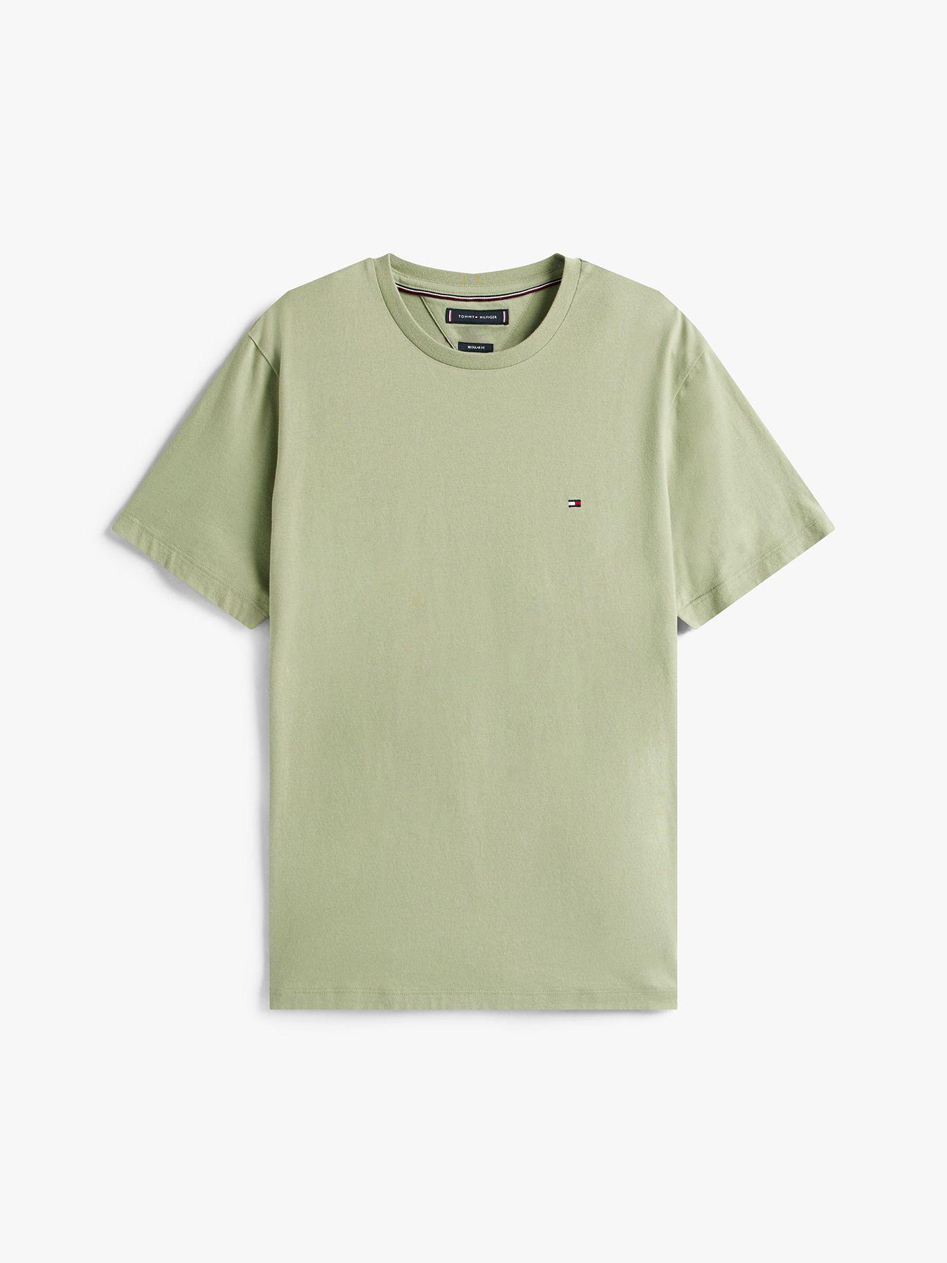 Polera Essential C-Neck Regular F Verde Tommy Hilfiger-4