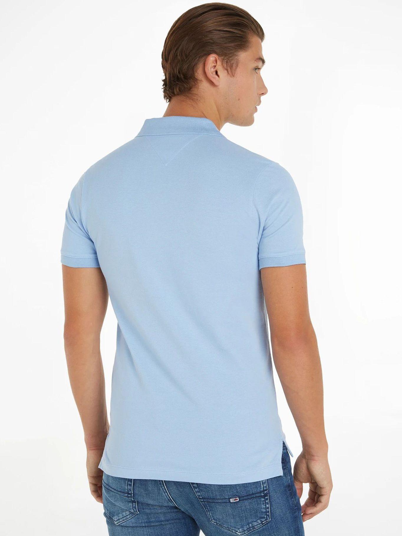 Polo Placket Slim Fit  Celeste Tommy Jeans-1