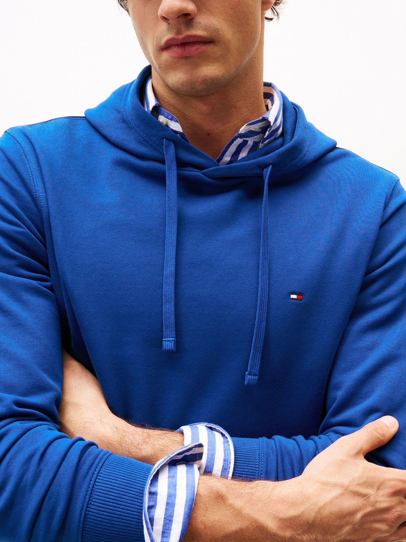 Polerón Hoodie Logo Bordado D03 Azul Tommy Hilfiger-3