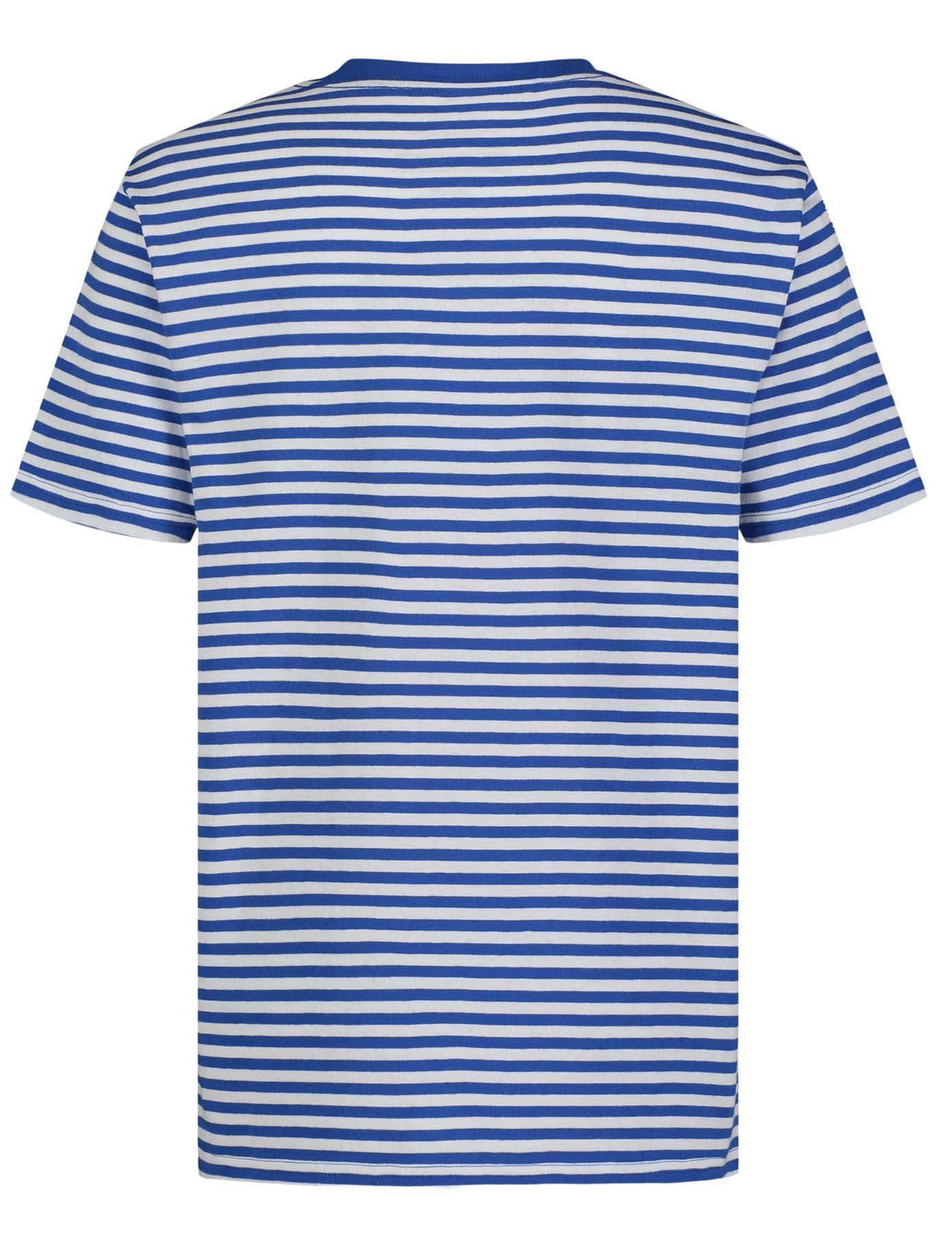 Polera A Rayas C-Neck Azul Tommy Hilfiger-1