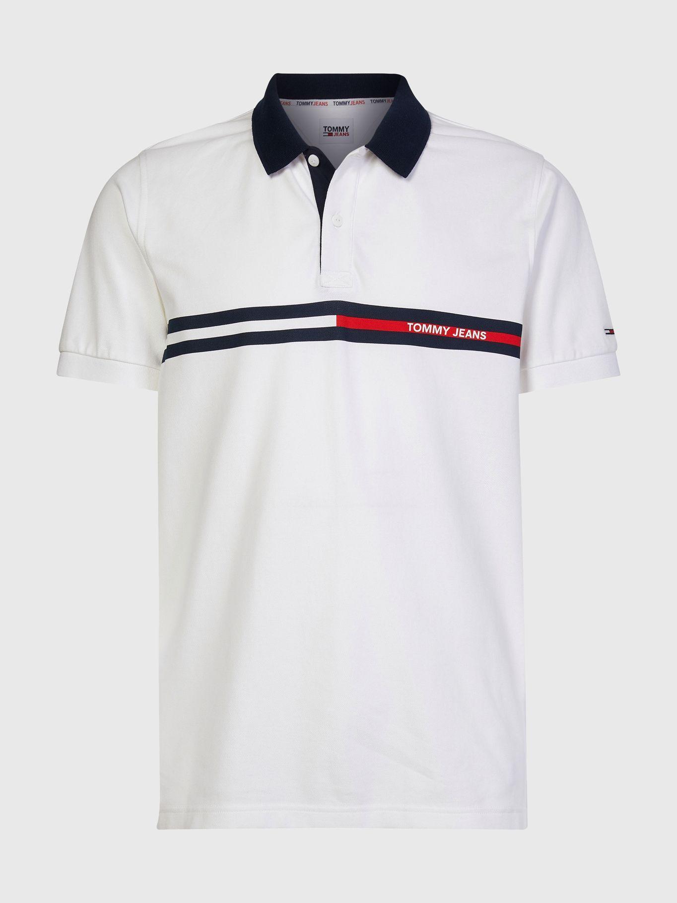 Polo Regalular Fit Flag Blanco Tommy Jeans JN2-4
