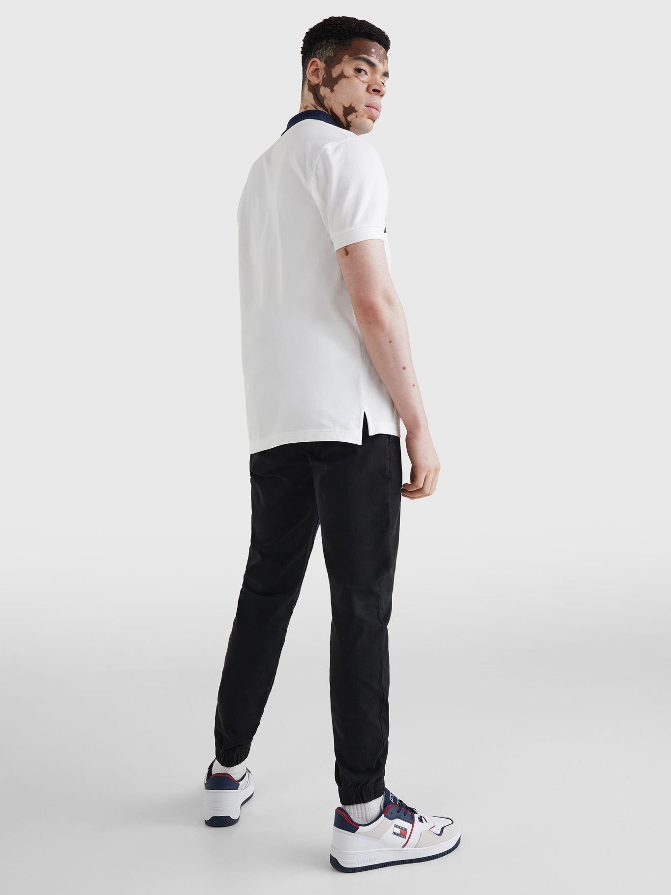 Polo Regalular Fit Flag Blanco Tommy Jeans JN2-1