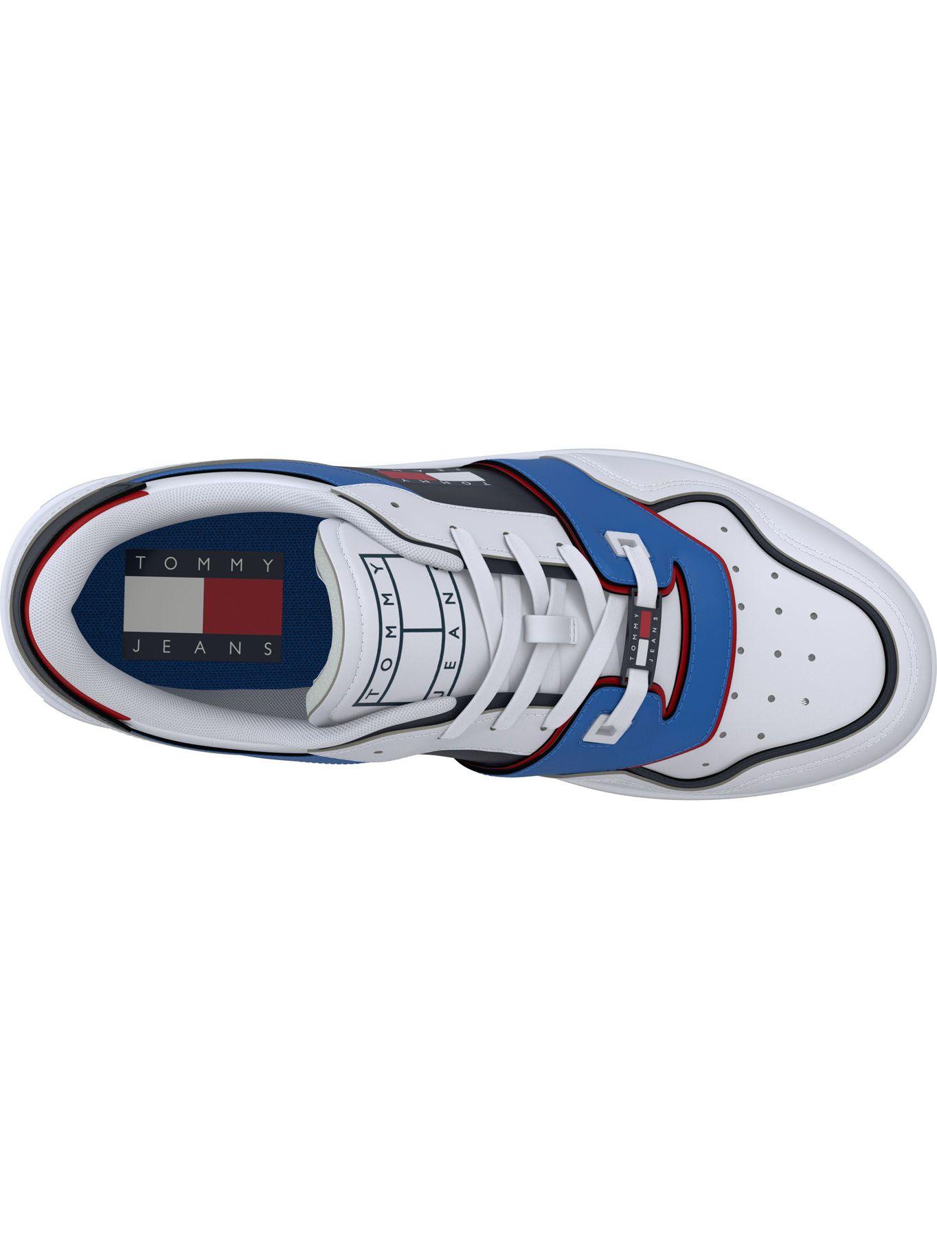Zapatillas Basket De Cuero Blanco Tommy jeans-2