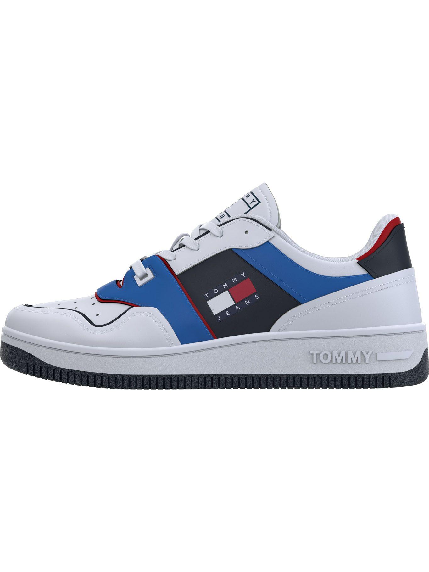 Zapatillas Basket De Cuero Blanco Tommy jeans-0