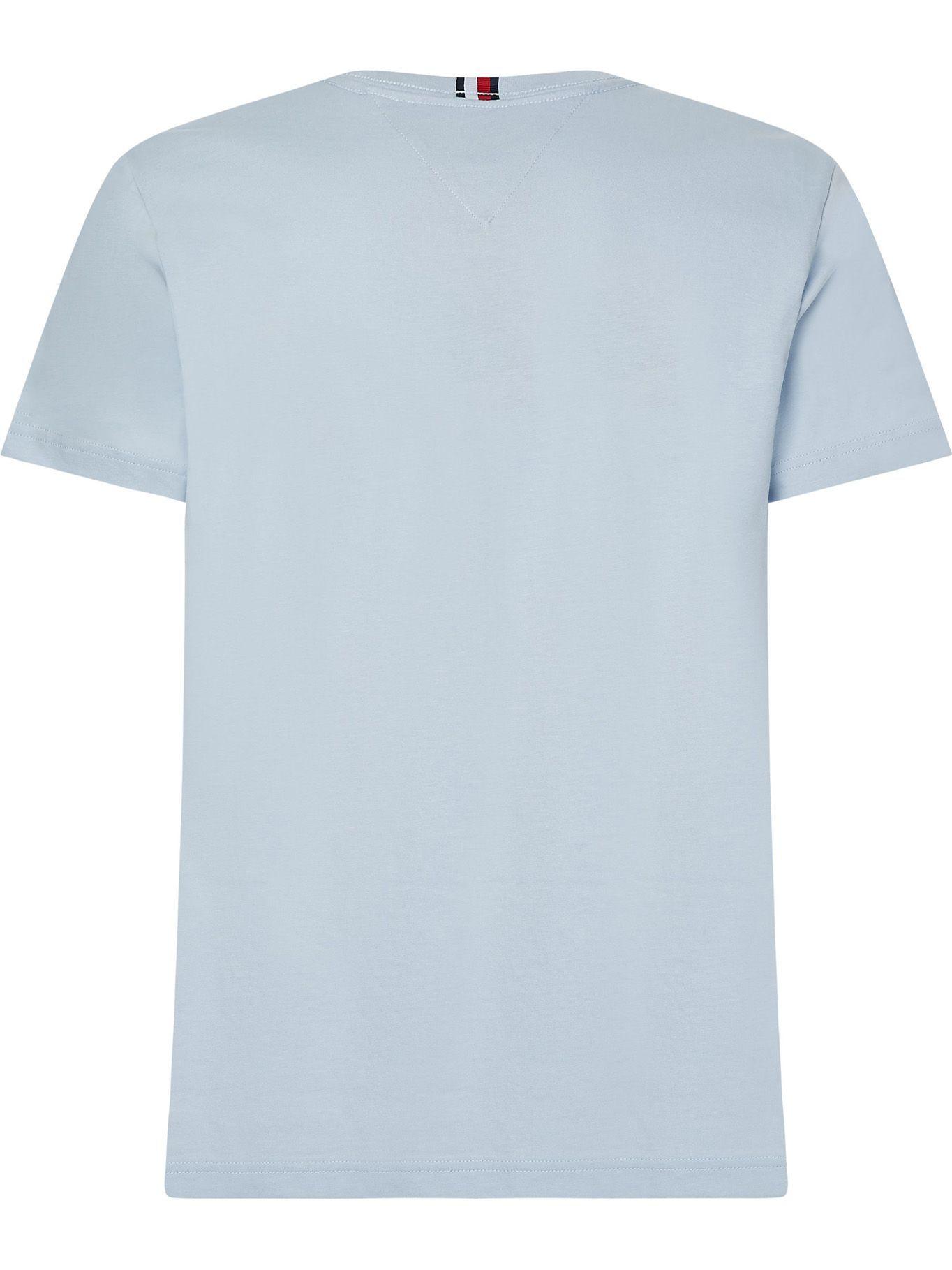 Polera Palmeras Print Celeste Tommy Hilfiger M2-1
