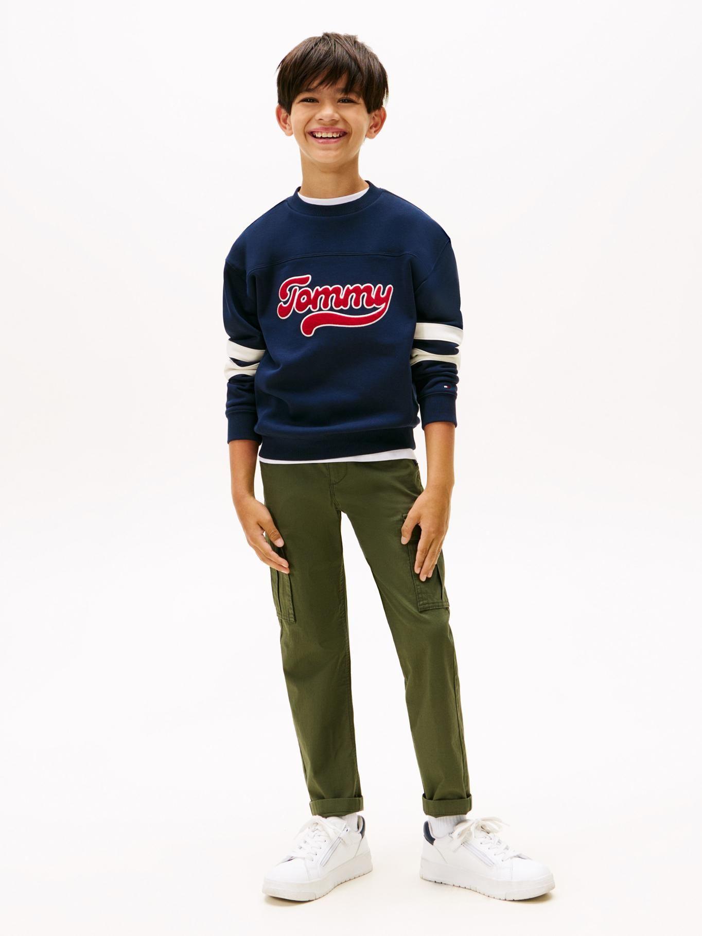 Polerón Varsity Color Block Logo Azul Tommy Hilfiger-1