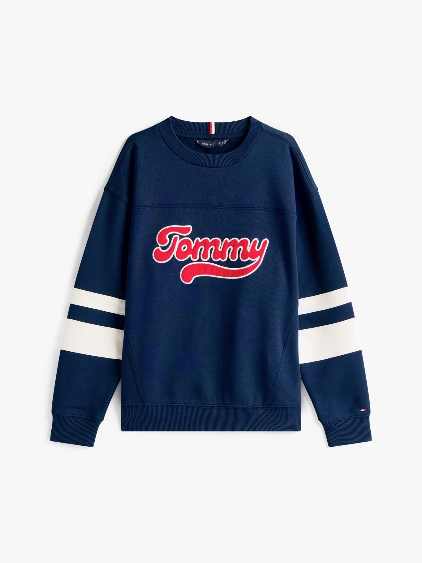 Polerón Varsity Color Block Logo Azul Tommy Hilfiger-4