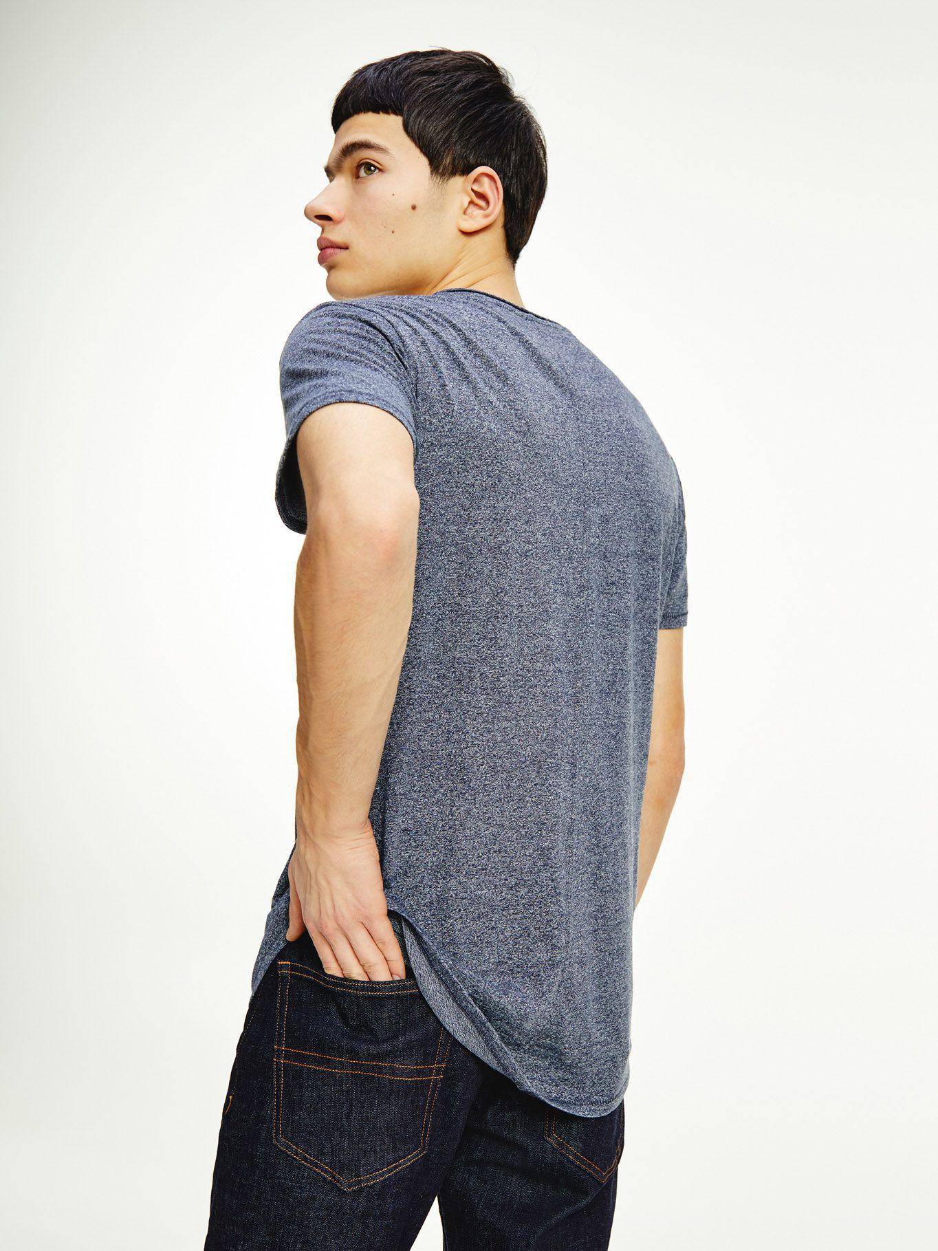 Polera Jaspe Slim Fit Azul Tommy Hilfiger-1