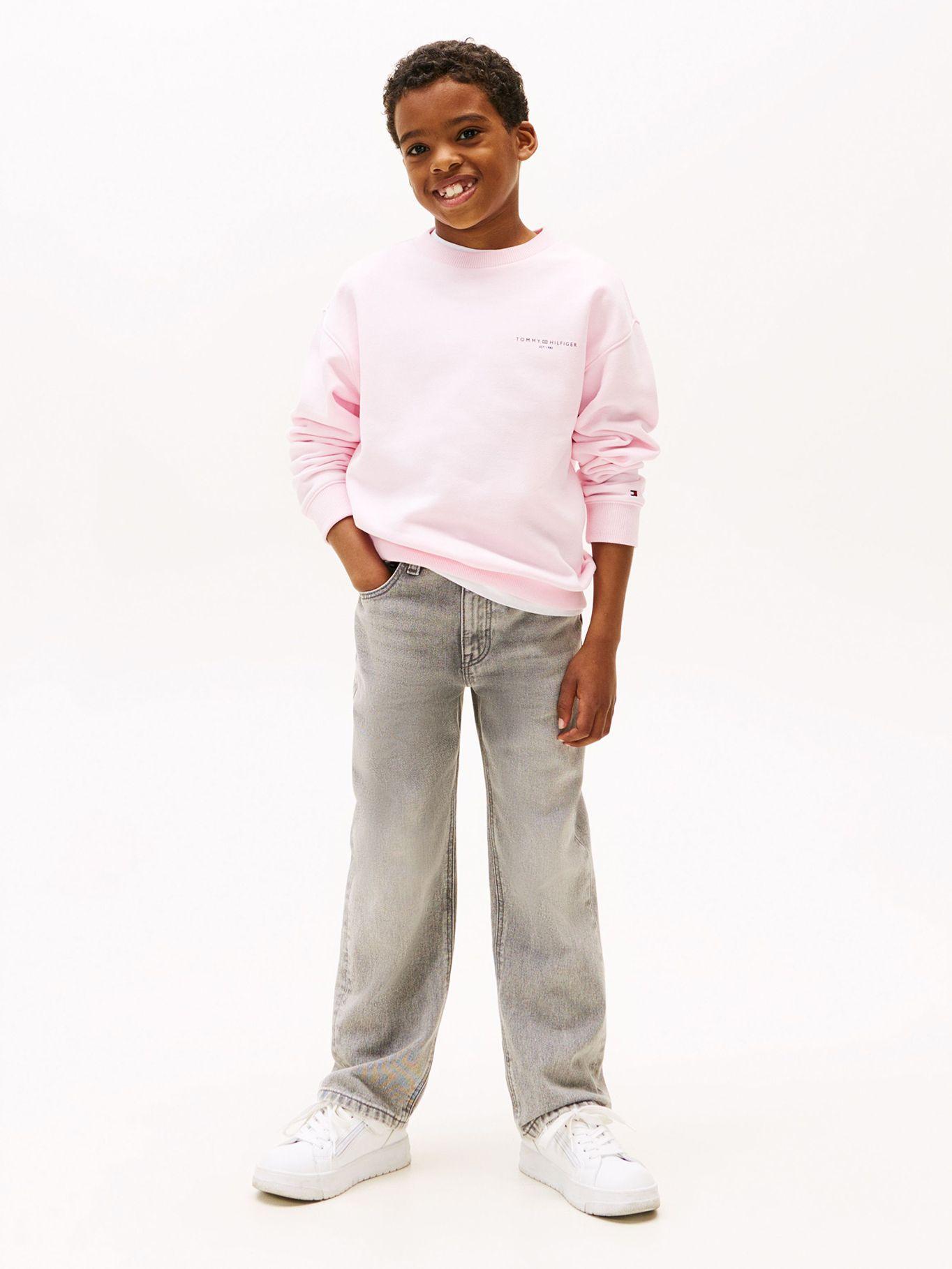 Polerón Corporate Logo Rosado Tommy Hilfiger-6