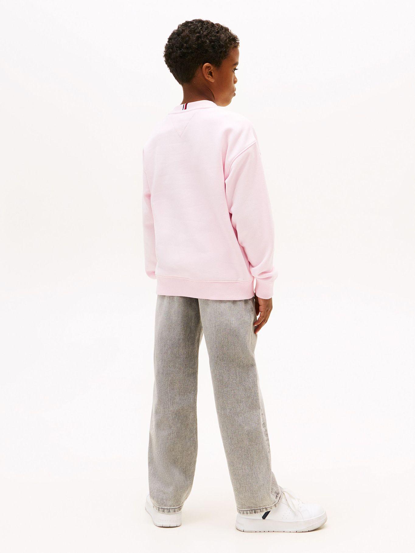 Polerón Corporate Logo Rosado Tommy Hilfiger-7