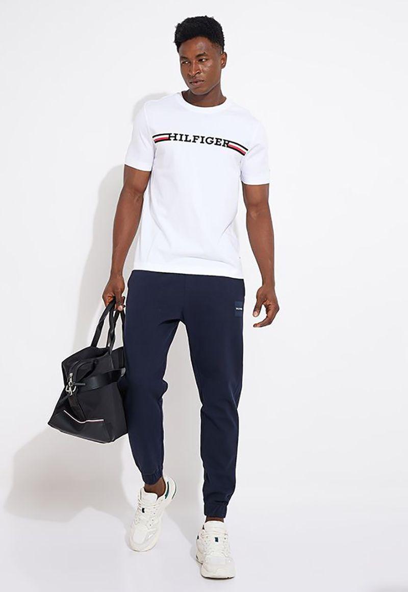 Polera Monotype Graphic Blanco Tommy Hilfiger-1