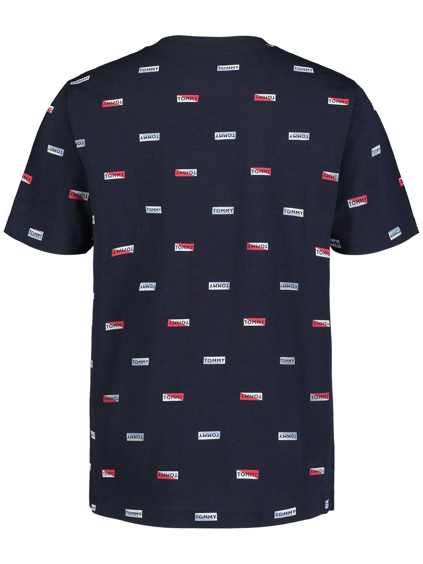 Polera Box Logos Azul Tommy Hilfiger-1