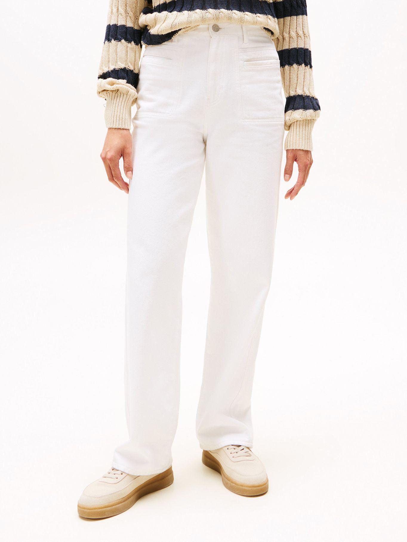 Jeans Relaxed Straight Blanco Tommy Hilfiger-1