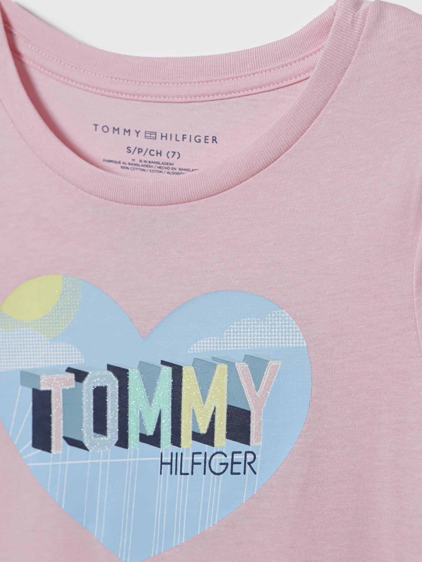 Polera Con Logo Heart Rosado Tommy Hilfiger-2