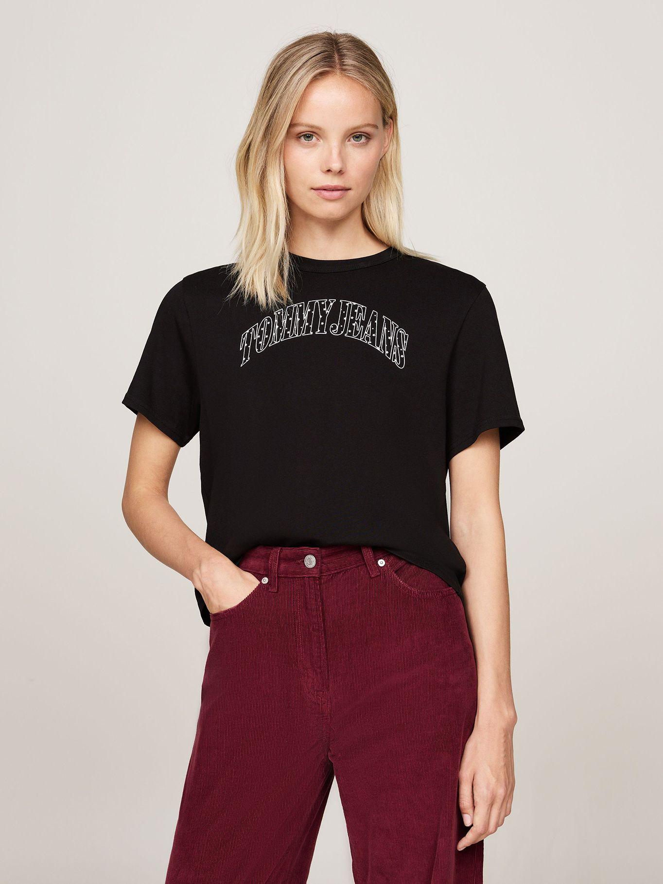Polera Stardust Varsity Logo Negro Tommy Hilfiger-0
