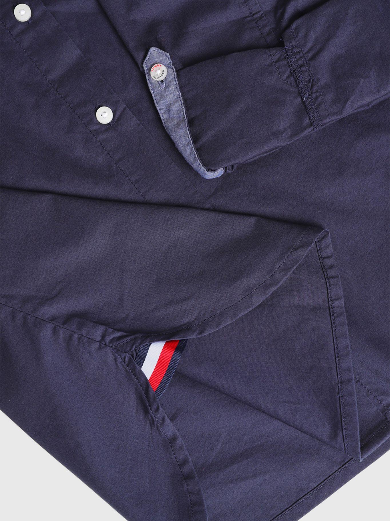 Camisa Regular Fit Classic Azul Tommy Hilfiger-3